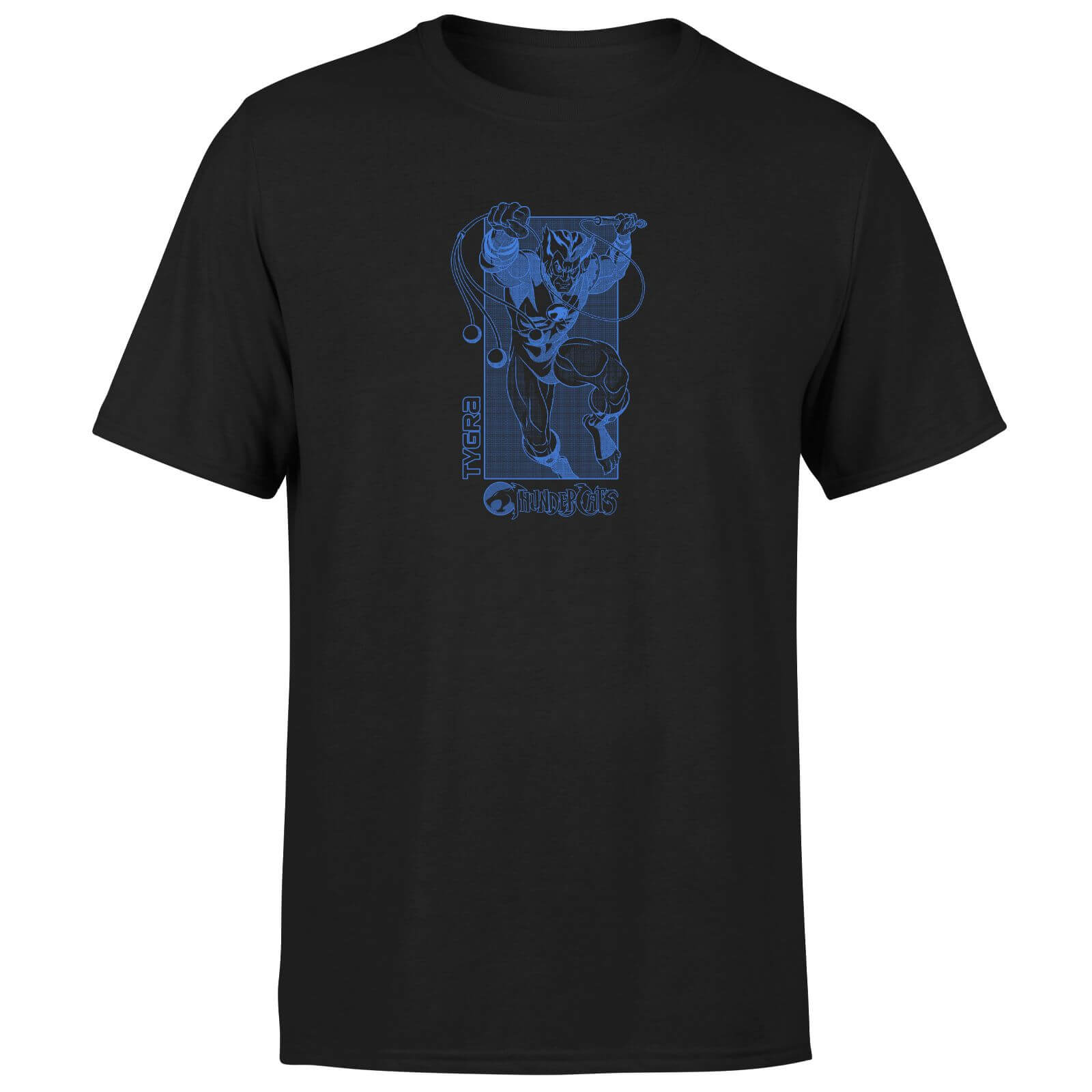 Thundercats Tygra Blue Unisex T-Shirt - Black - XXL - Nero