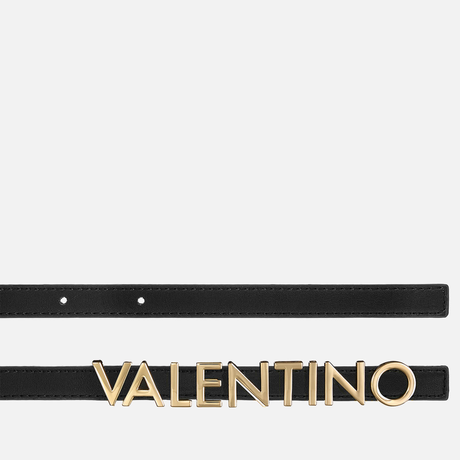 Women's Valentino Belty Logo-Detailed Faux Leather Belt - S - Image 1