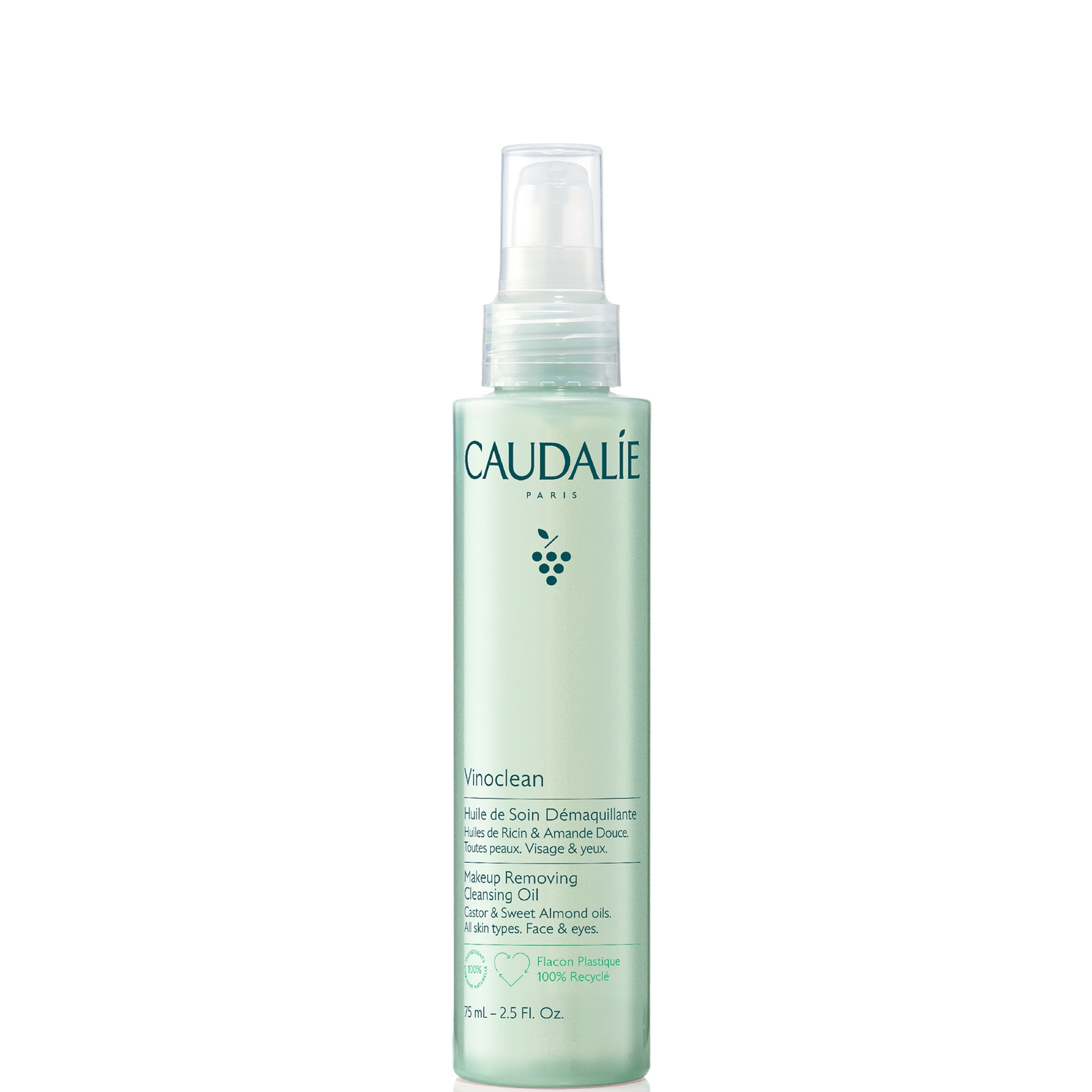 Photos - Facial / Body Cleansing Product Caudalie Vinoclean Makeup Removing Cleansing Oil 75ml 