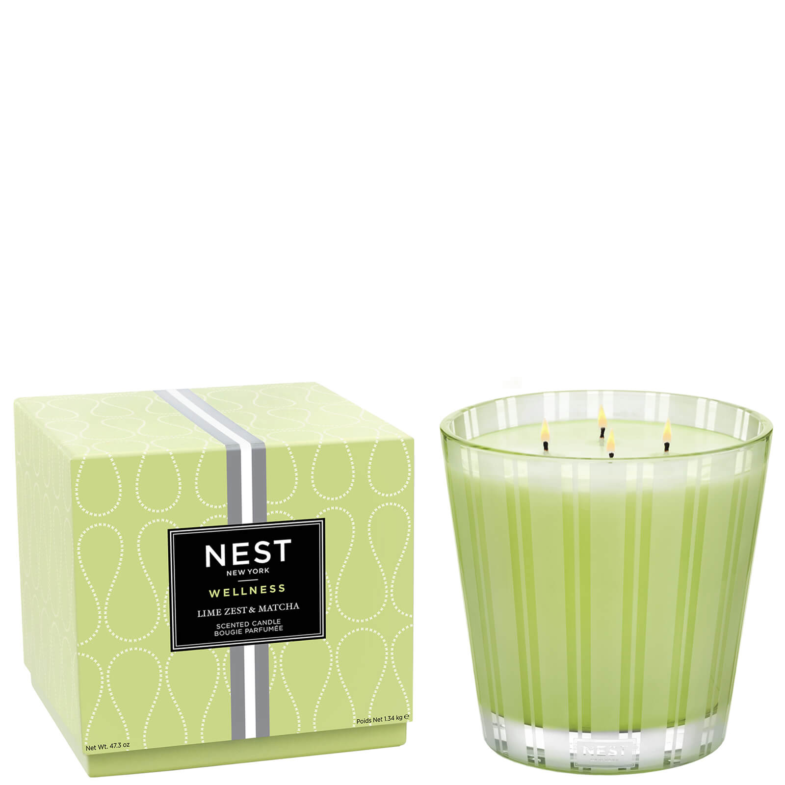 Nest New York Nest Fragrances Lime Zest & Matcha Luxury Candle, 47.3 Oz. In Green