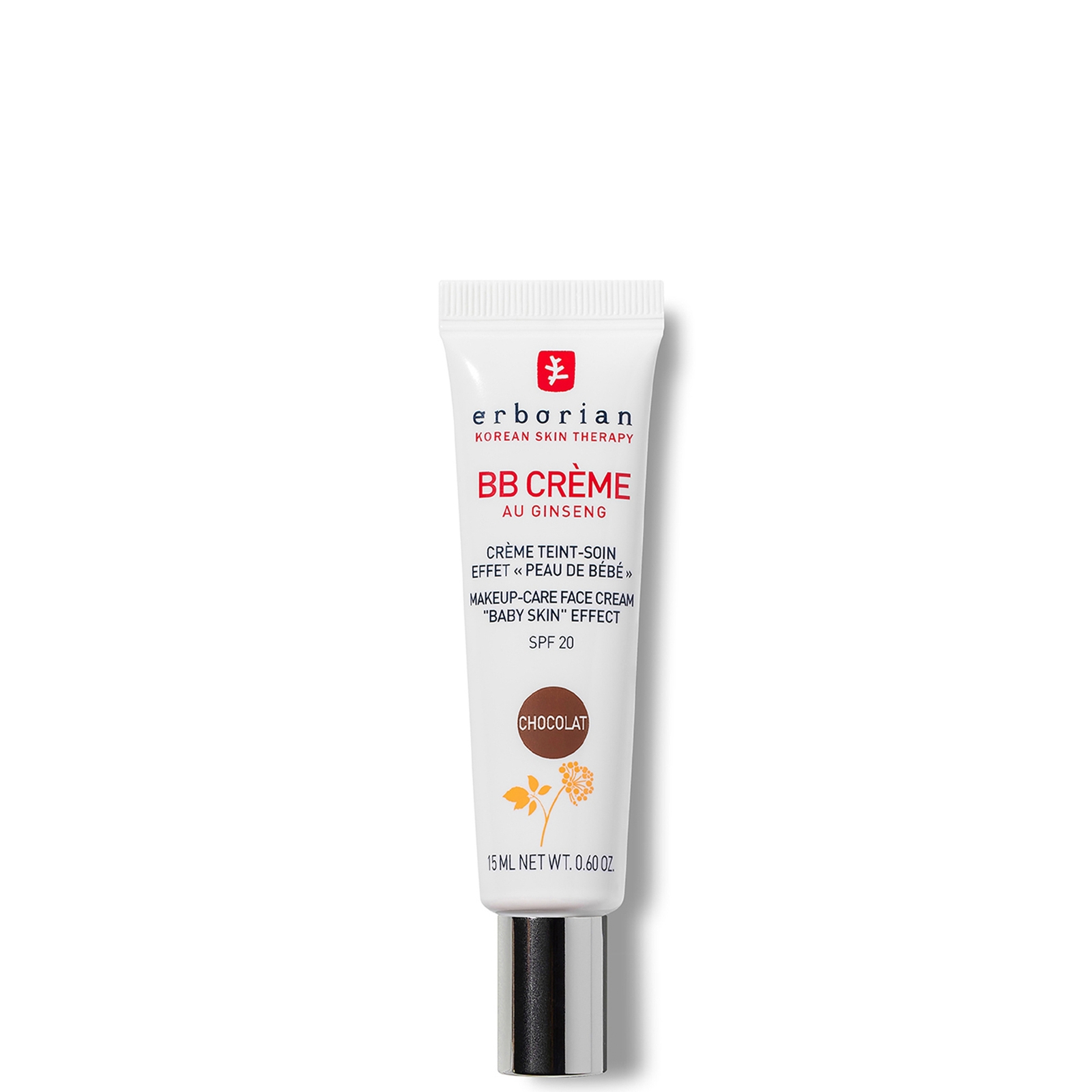 Photos - Cream / Lotion Erborian BB Crème 15ml  - Chocolat 6AA10443 (Various Shades)
