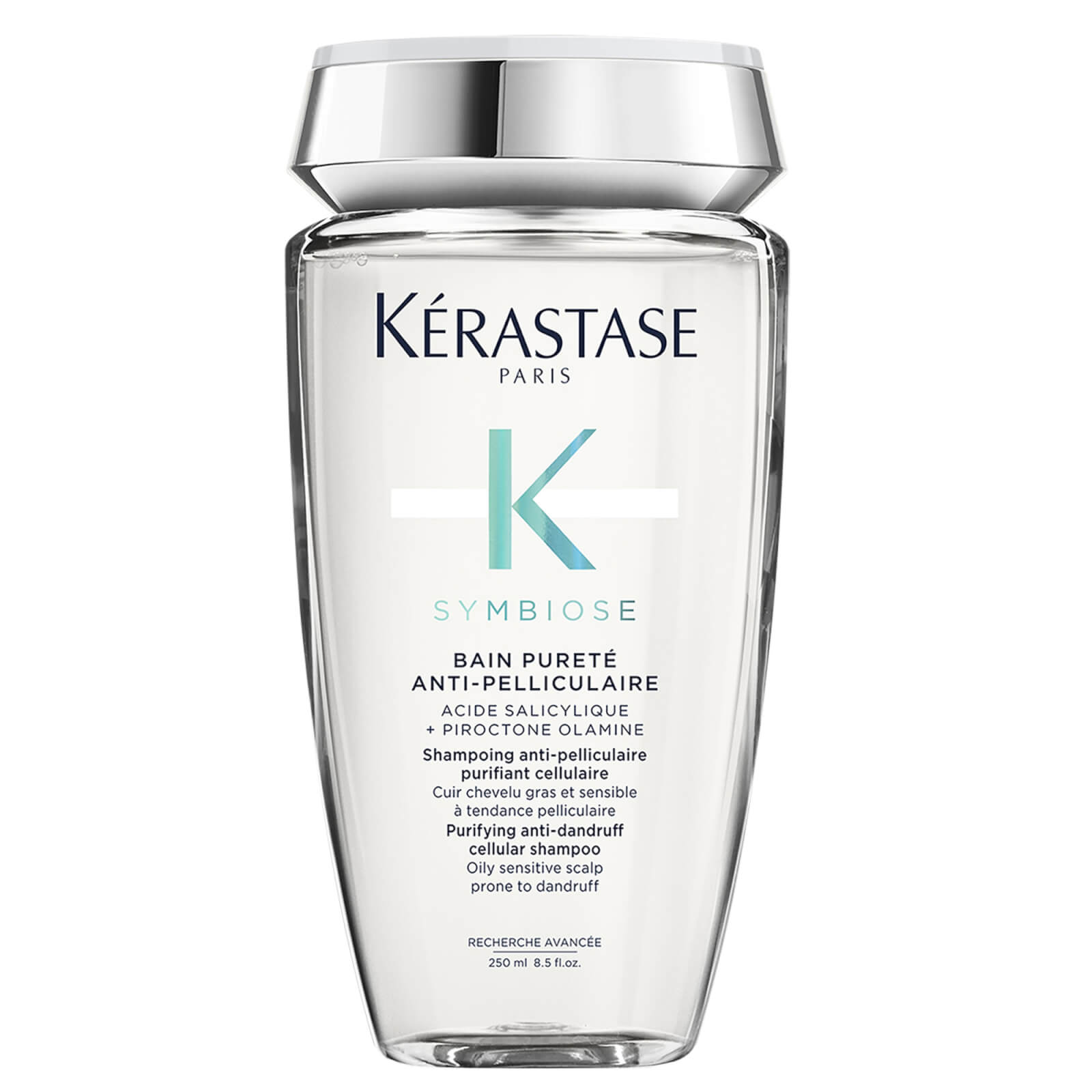 Image of Kérastase Symbiose Purifying Anti-Dandruff Cellular Shampoo, For Oily Sensitive Scalp Prone To Dandruff, 250ml