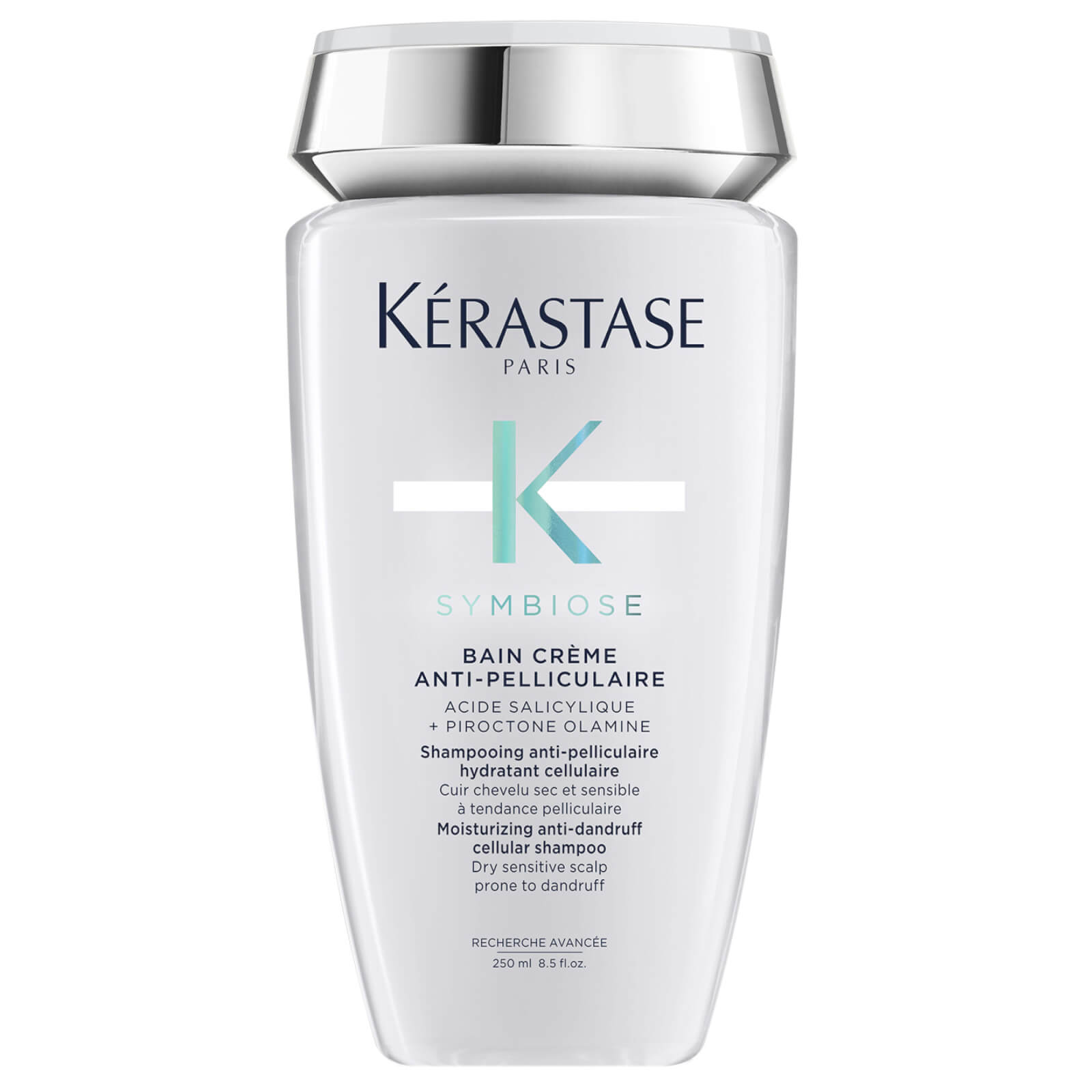 Image of Kérastase Symbiose Moisturising Anti-Dandruff Cellular Shampoo, For Dry Sensitive Scalp, Prone To Dandruff, 250ml