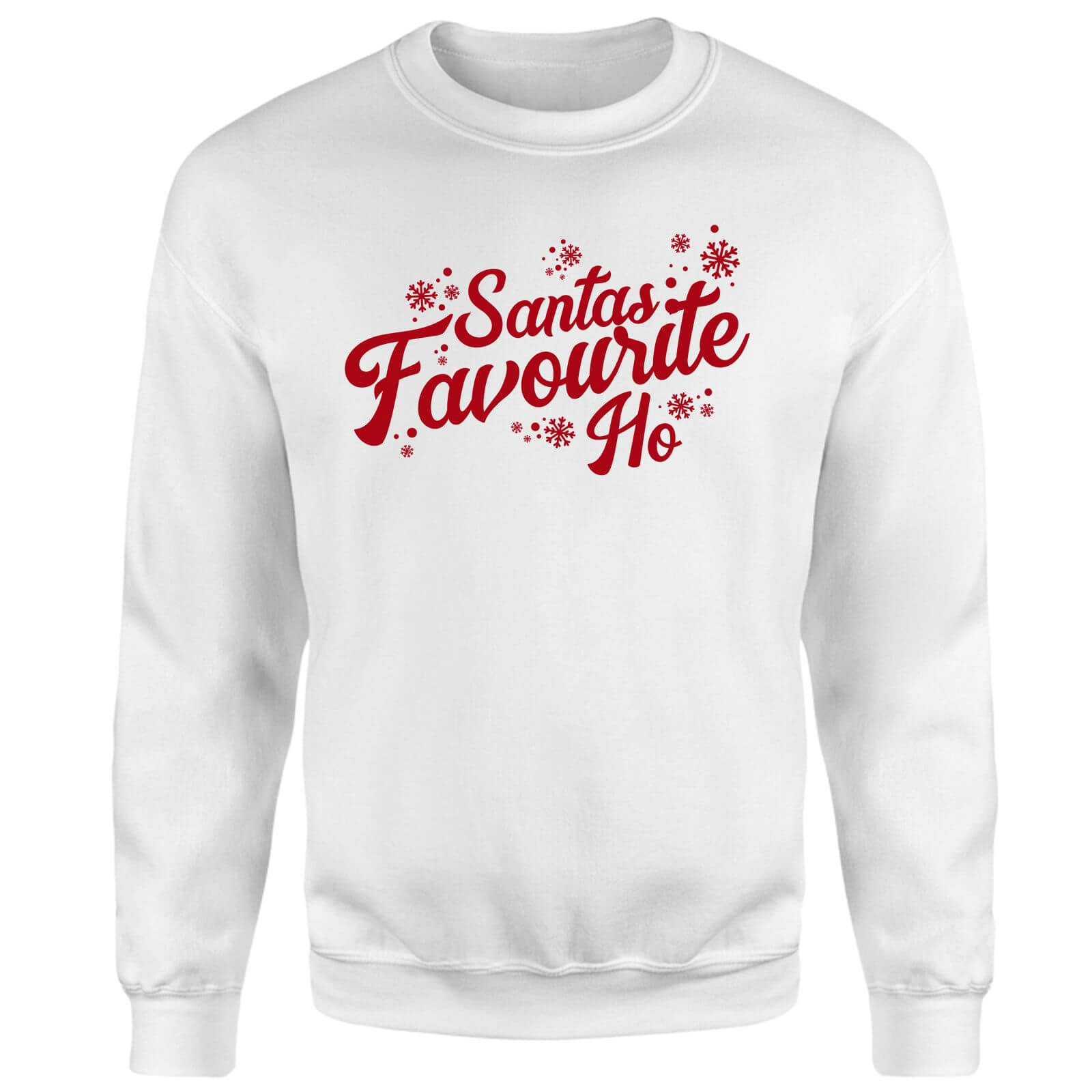 Santas Favourite Ho Sweatshirt - White - L - White
