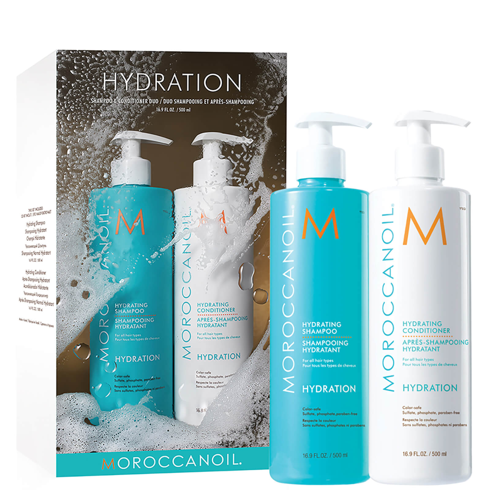Moroccanoil Hydrating Shampoo and Conditioner 500ml Duo