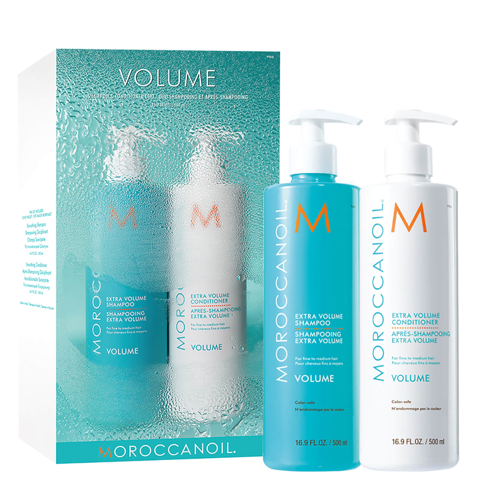 Photos - Hair Product Moroccanoil Extra Volume Shampoo and Conditioner 500ml Duo  (Worth £79.80)
