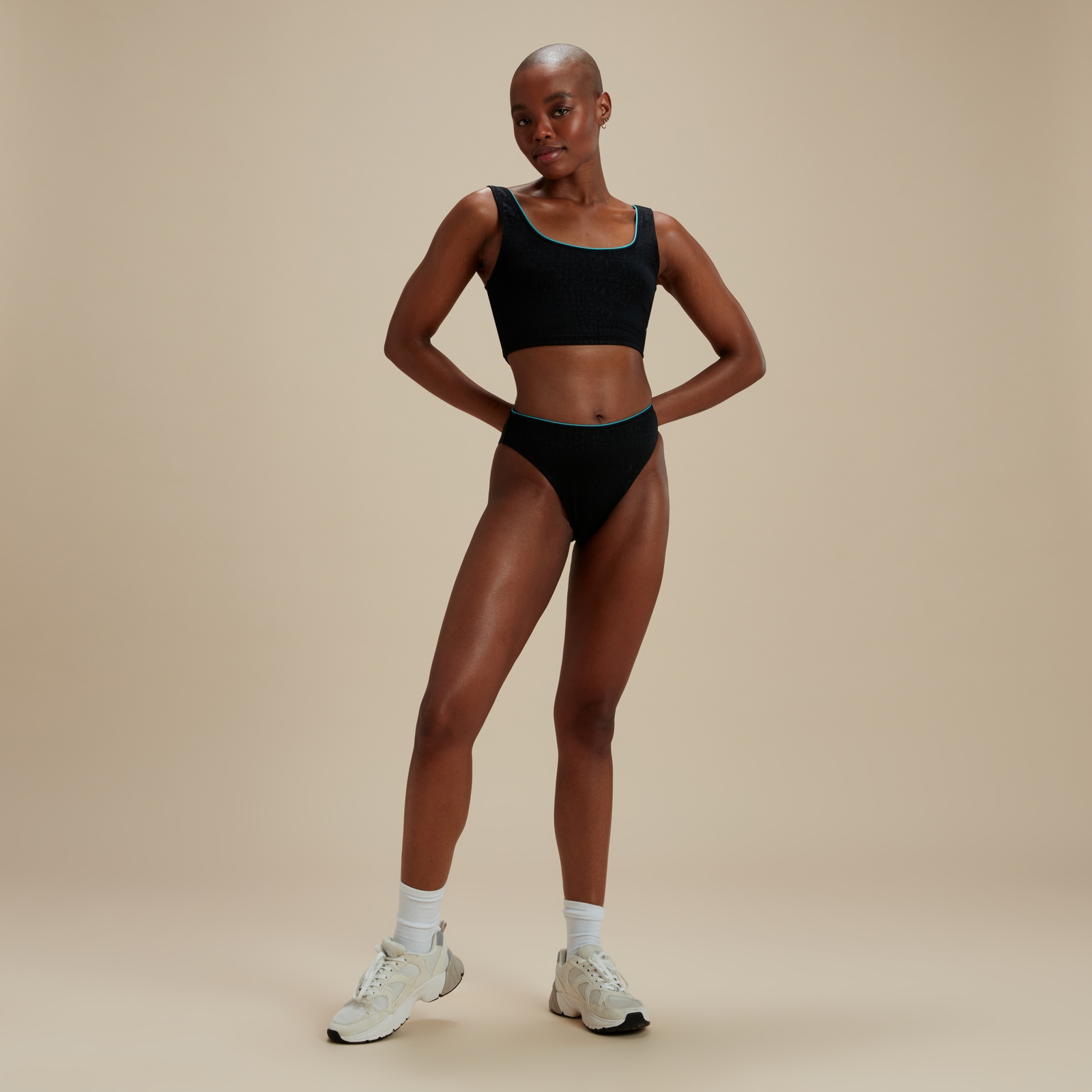 Bas de bikini FLU3NTE Noir