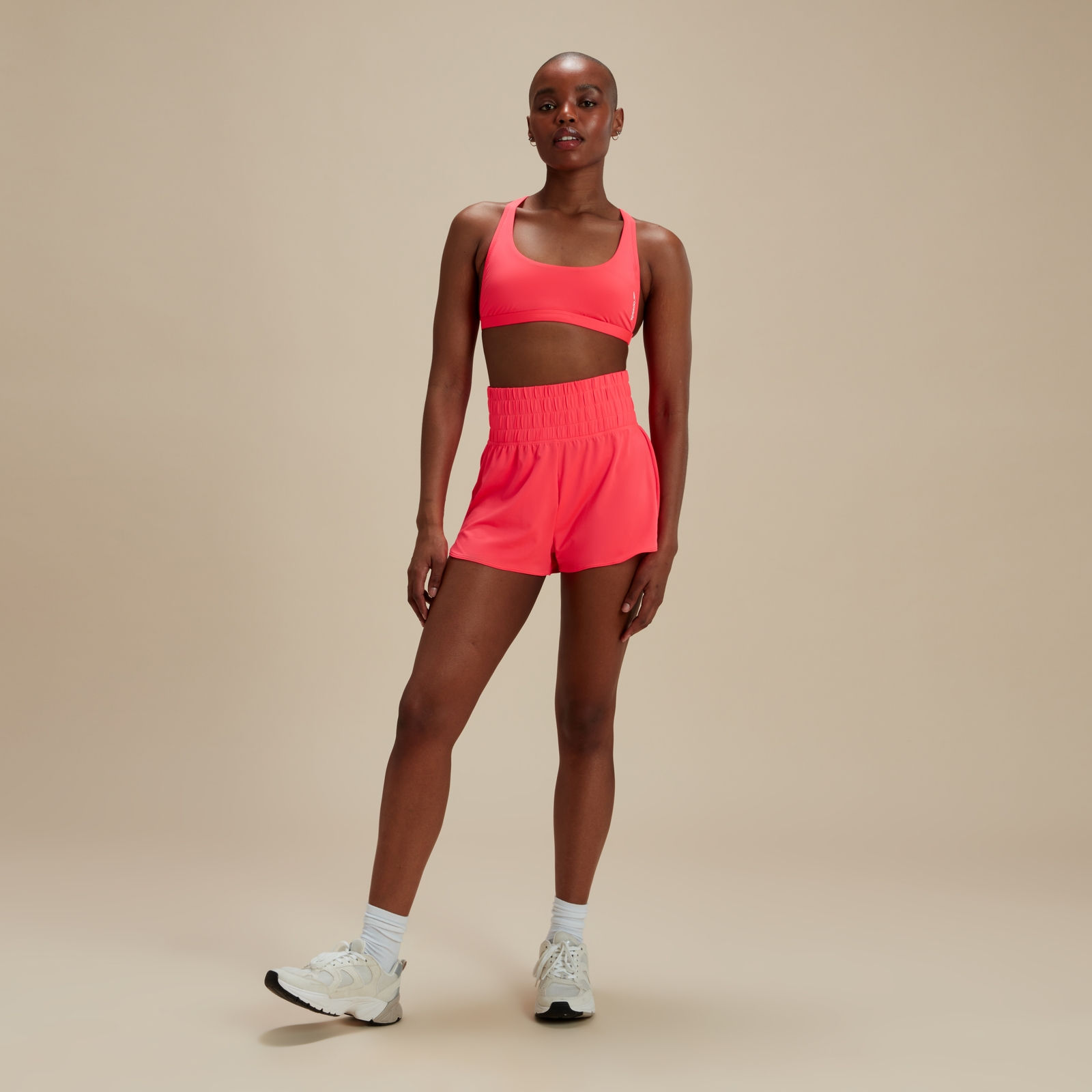 FLU3NTE High Waist Shorts Orange
