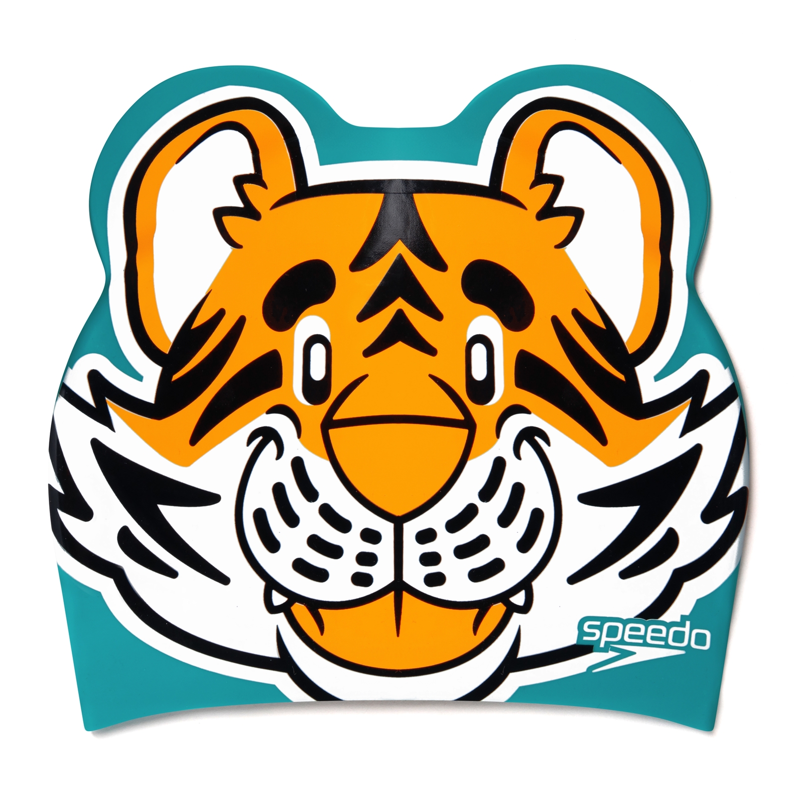 Infant Learn to Swim Aanadi Tiger Cub Cap Orange