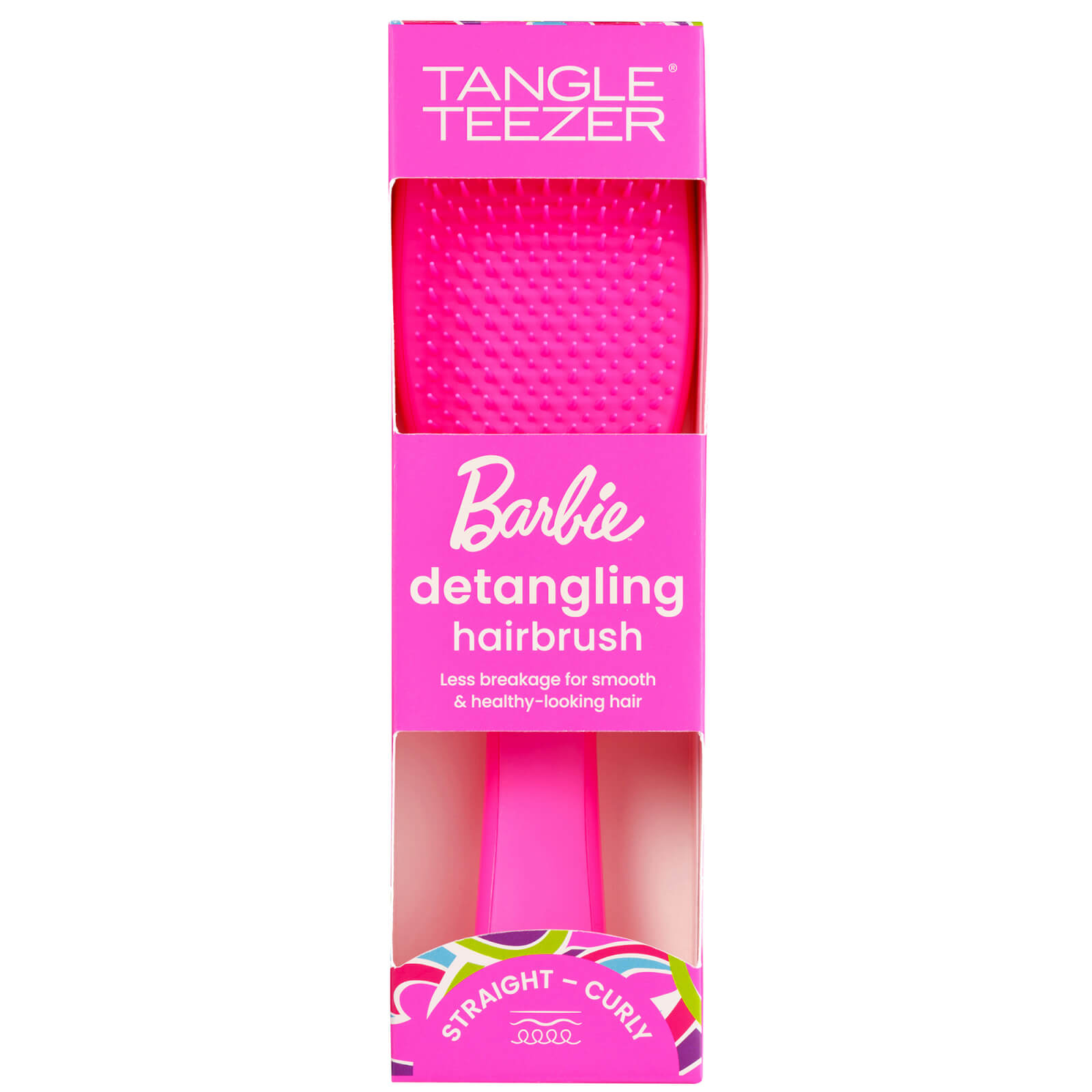 Photos - Comb Tangle Teezer The Ultimate Detangler Brush - Pink Barbie™ TUD-10201-048-1 