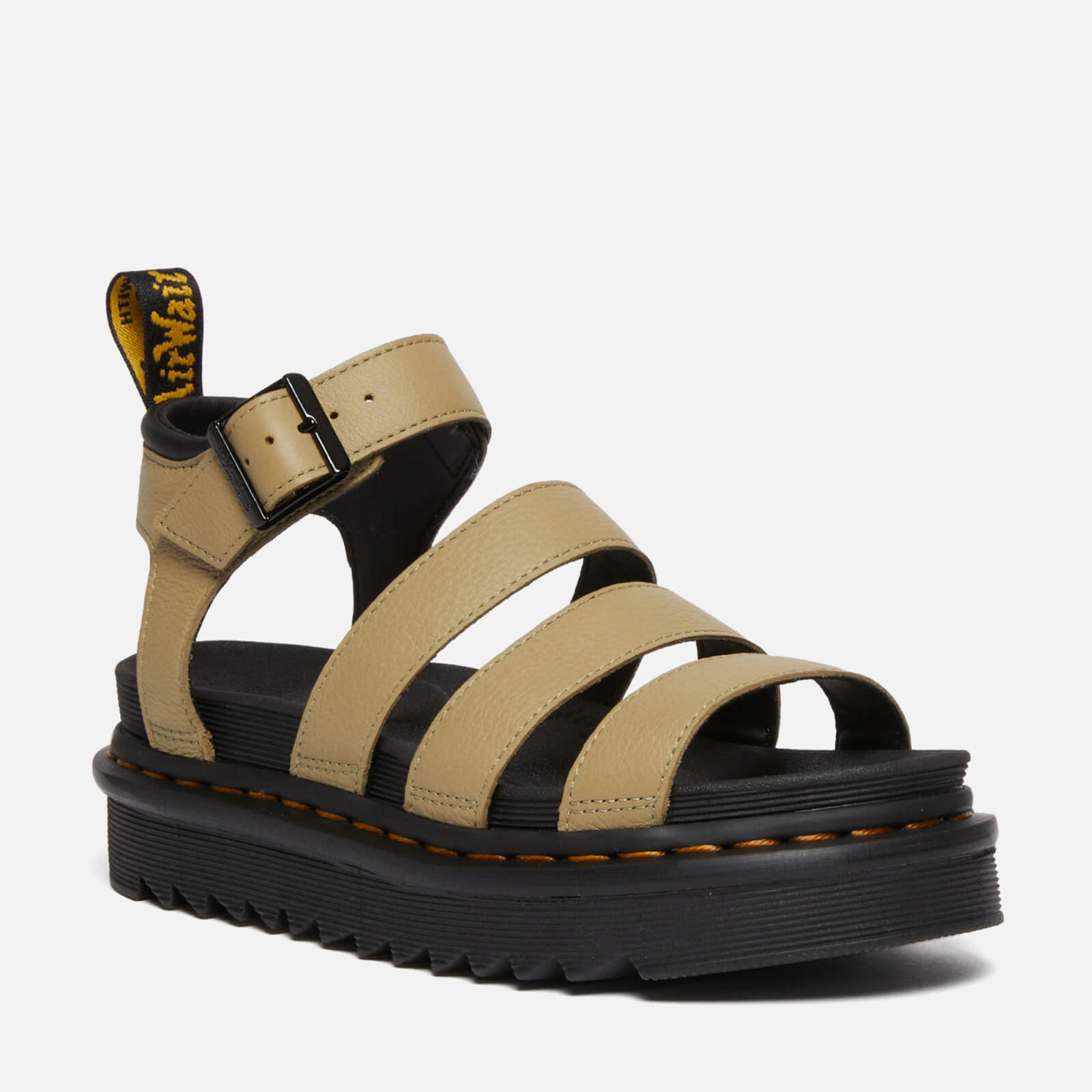 dr. martens blaire strappy leather sandals - uk 7