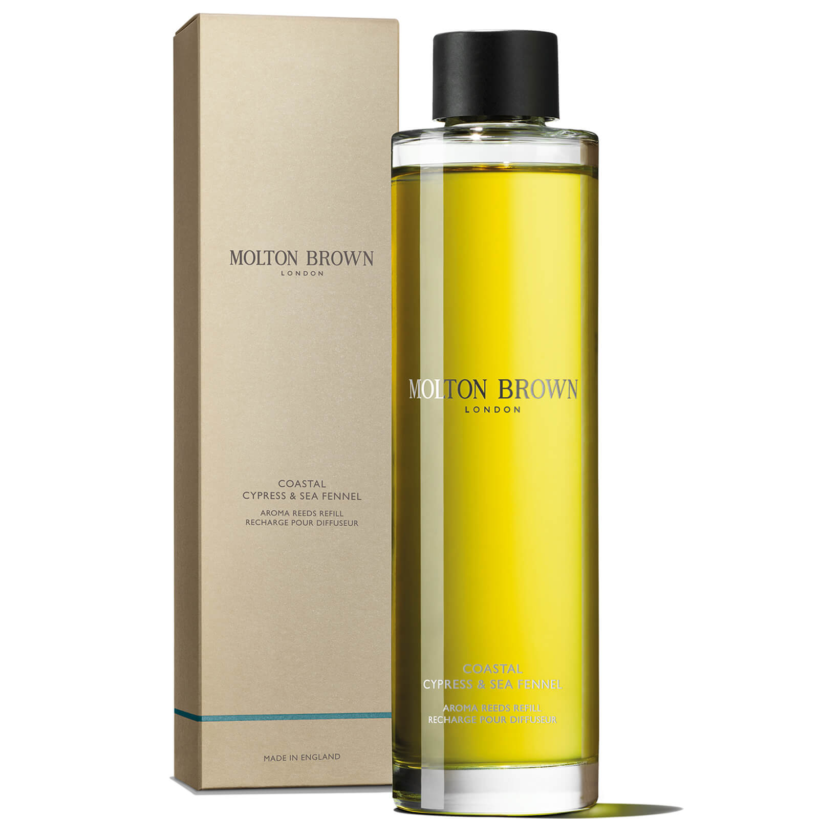 Molton Brown Coastal Cypress And Sea Fennel Aroma Reeds 150ml Refill In Green