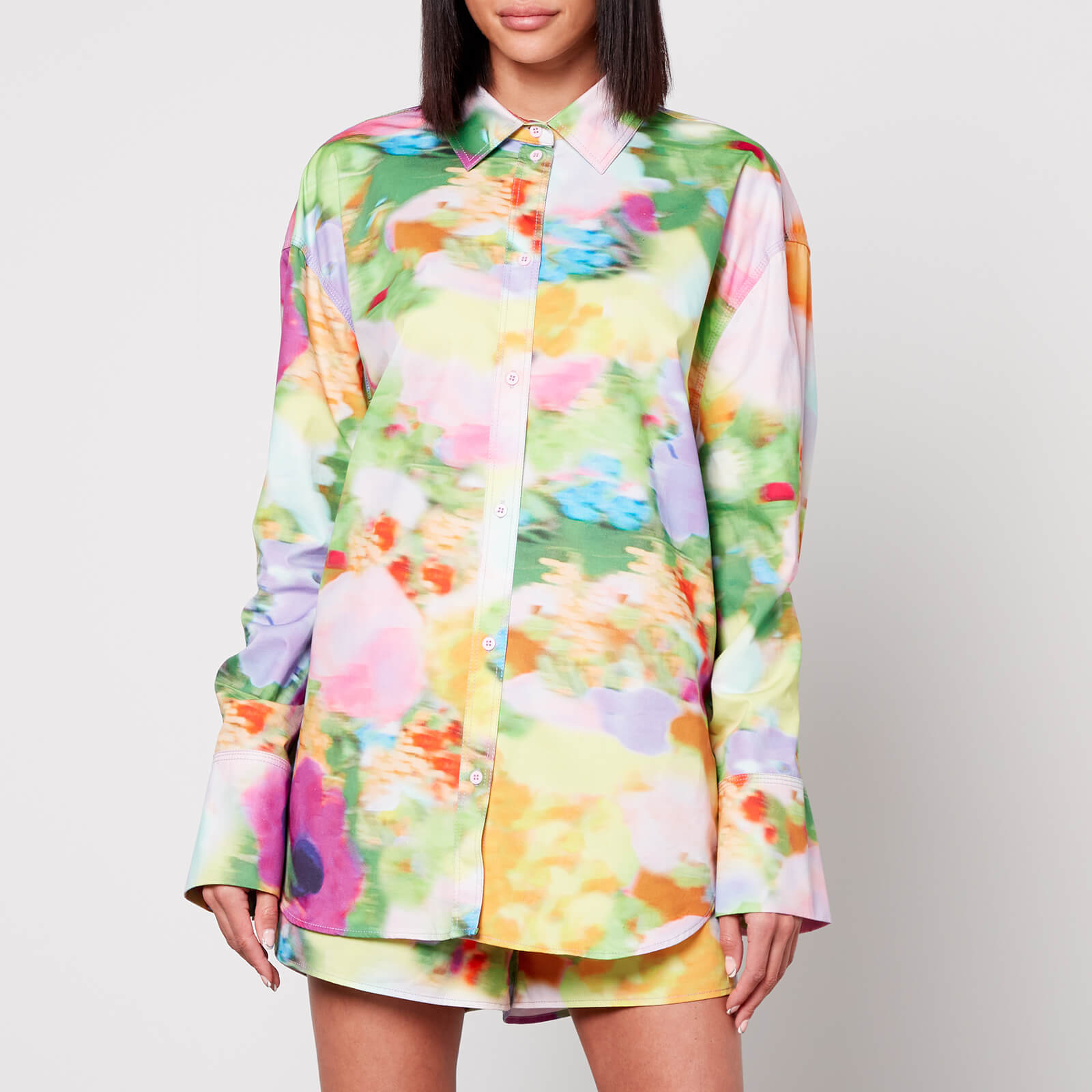 Stine Goya Charlotta Printed Organic Cotton Shirt - M