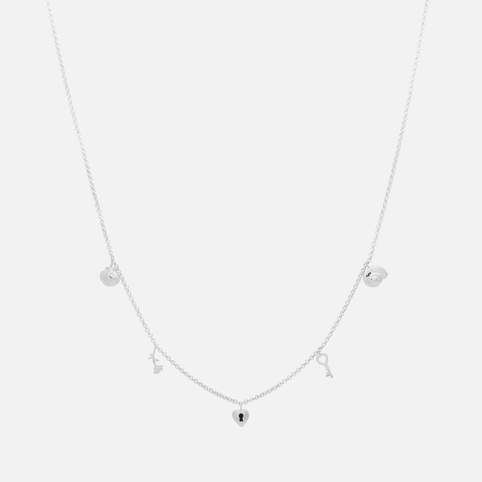Image of anna + nina Love Tales Charms Silver Necklace
