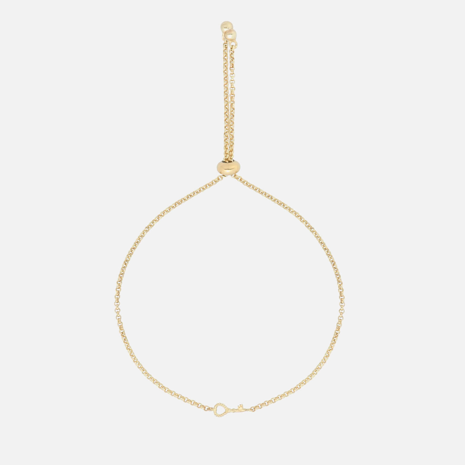 Image of anna + nina Key To My Heart Gold-Tone Bracelet