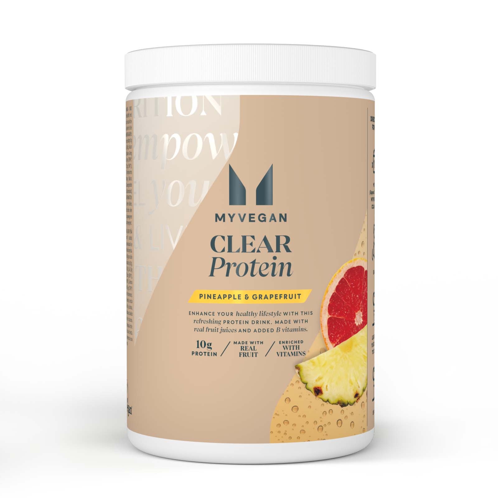Bistre veganske beljakovine Clear Vegan Protein – Jelly Belly® - 20servings - Pineapple & Grapefruit