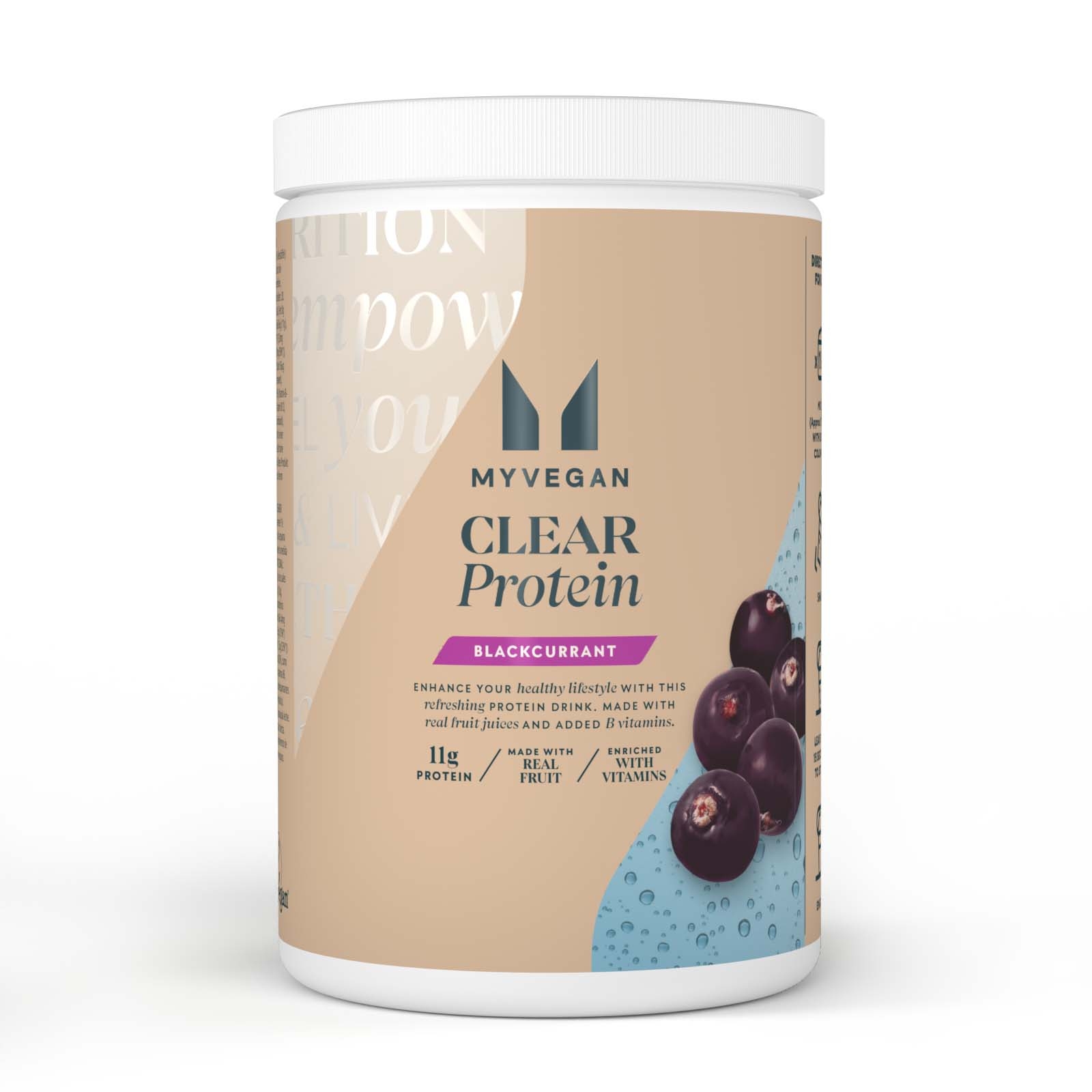 Bistre veganske beljakovine Clear Vegan Protein – Jelly Belly® - 20servings - Črni ribez