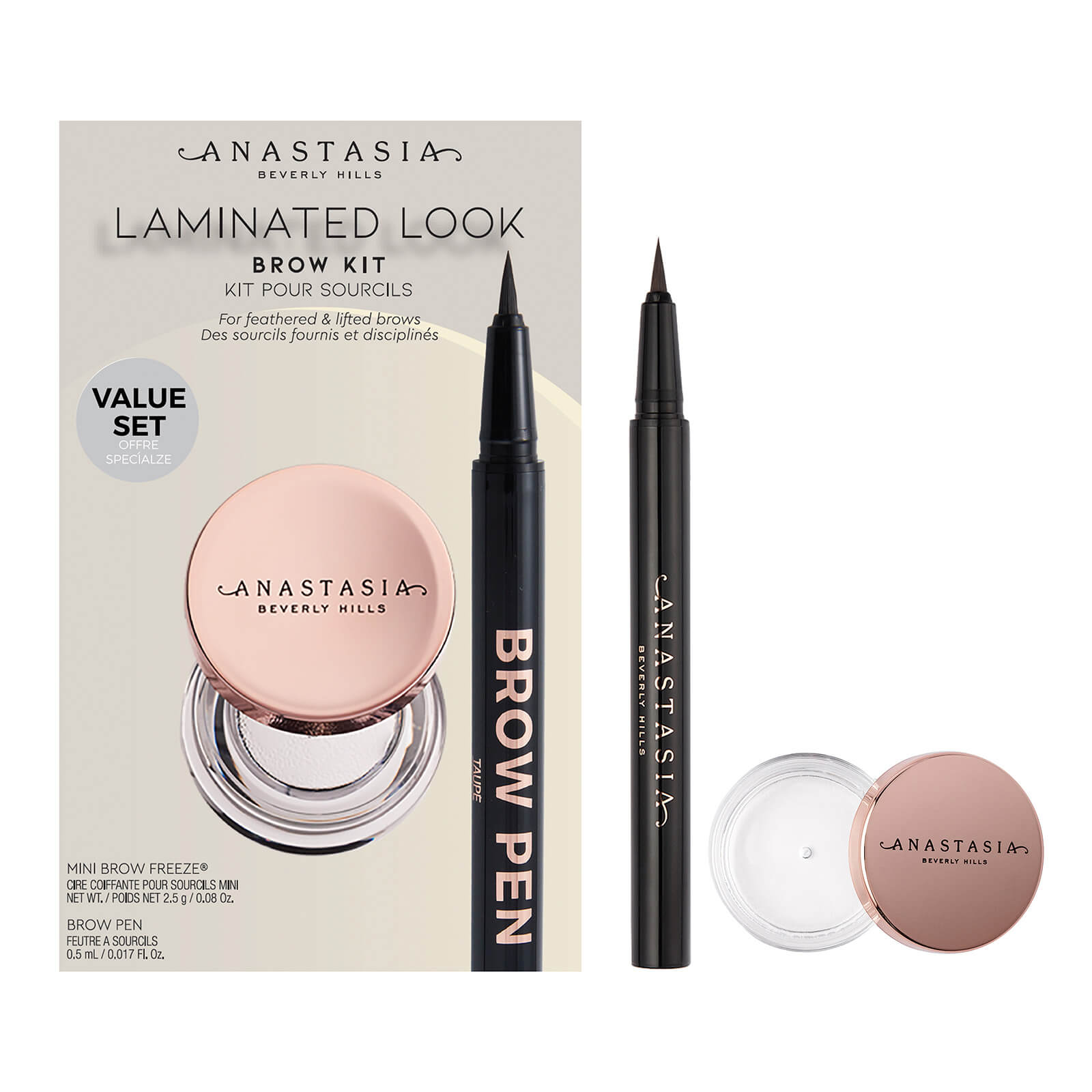 

Anastasia Beverly Hills Laminated Look Brow Kit (Various Shades) - Taupe