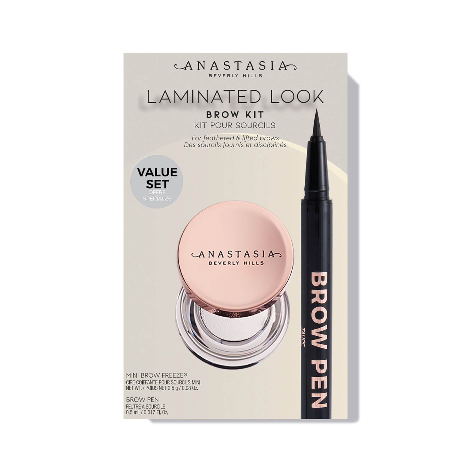 

Anastasia Beverly Hills Laminated Look Brow Kit (Various Shades) - Soft Brown