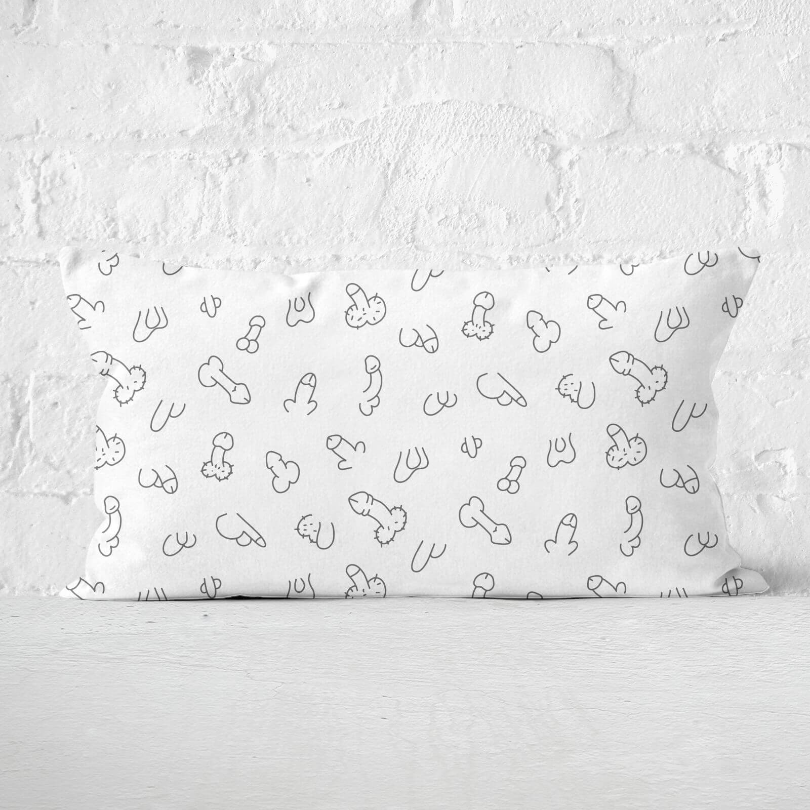 Sausage Pattern Rectangular Cushion - 30x50cm - Soft Touch