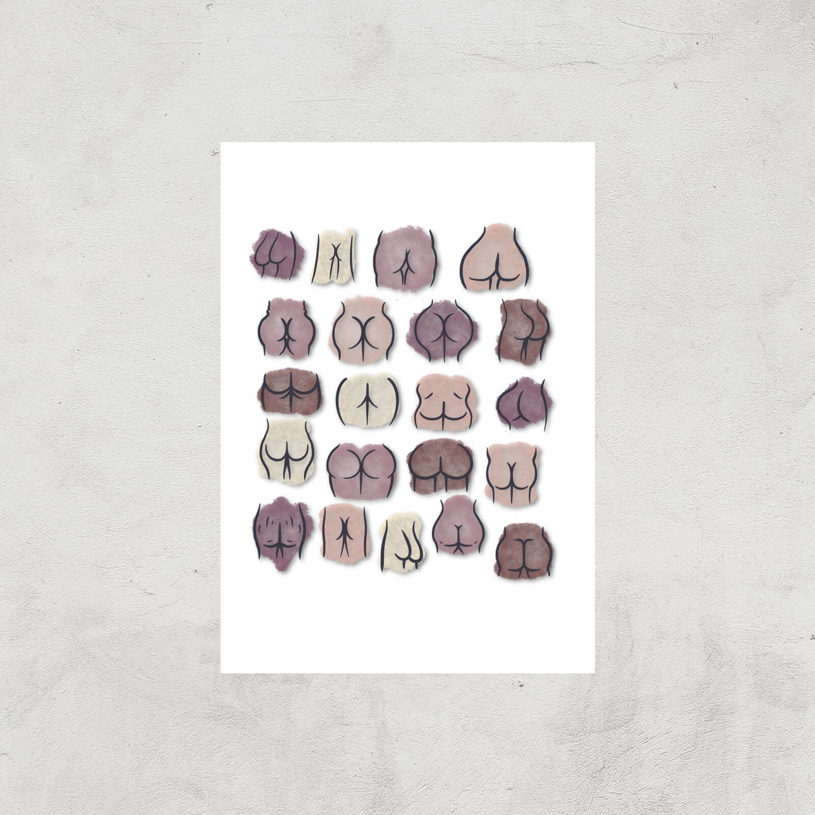 Keister Splodges Giclee Art Print - A4 - Print Only