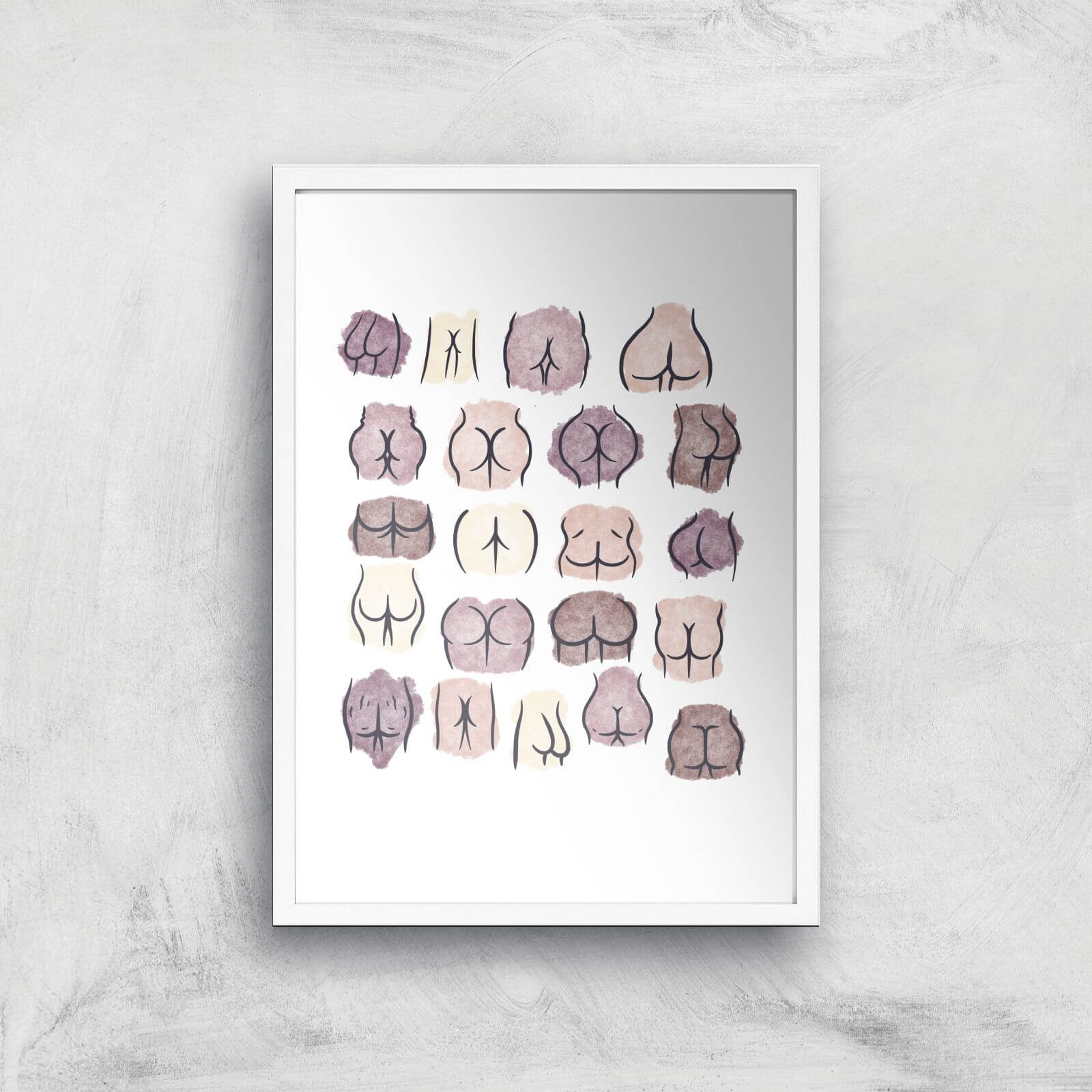 Keister Splodges Giclee Art Print - A3 - White Frame