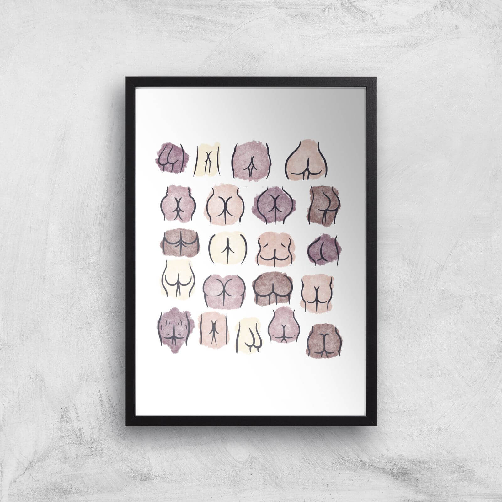 Keister Splodges Giclee Art Print - A2 - Black Frame