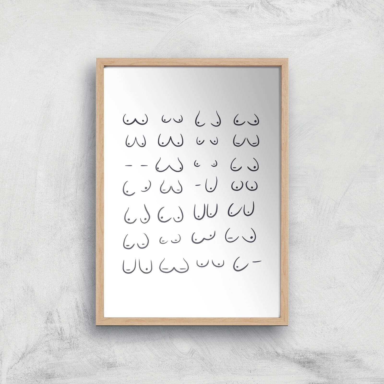 Devils Dumplings Giclee Art Print - A4 - Wooden Frame