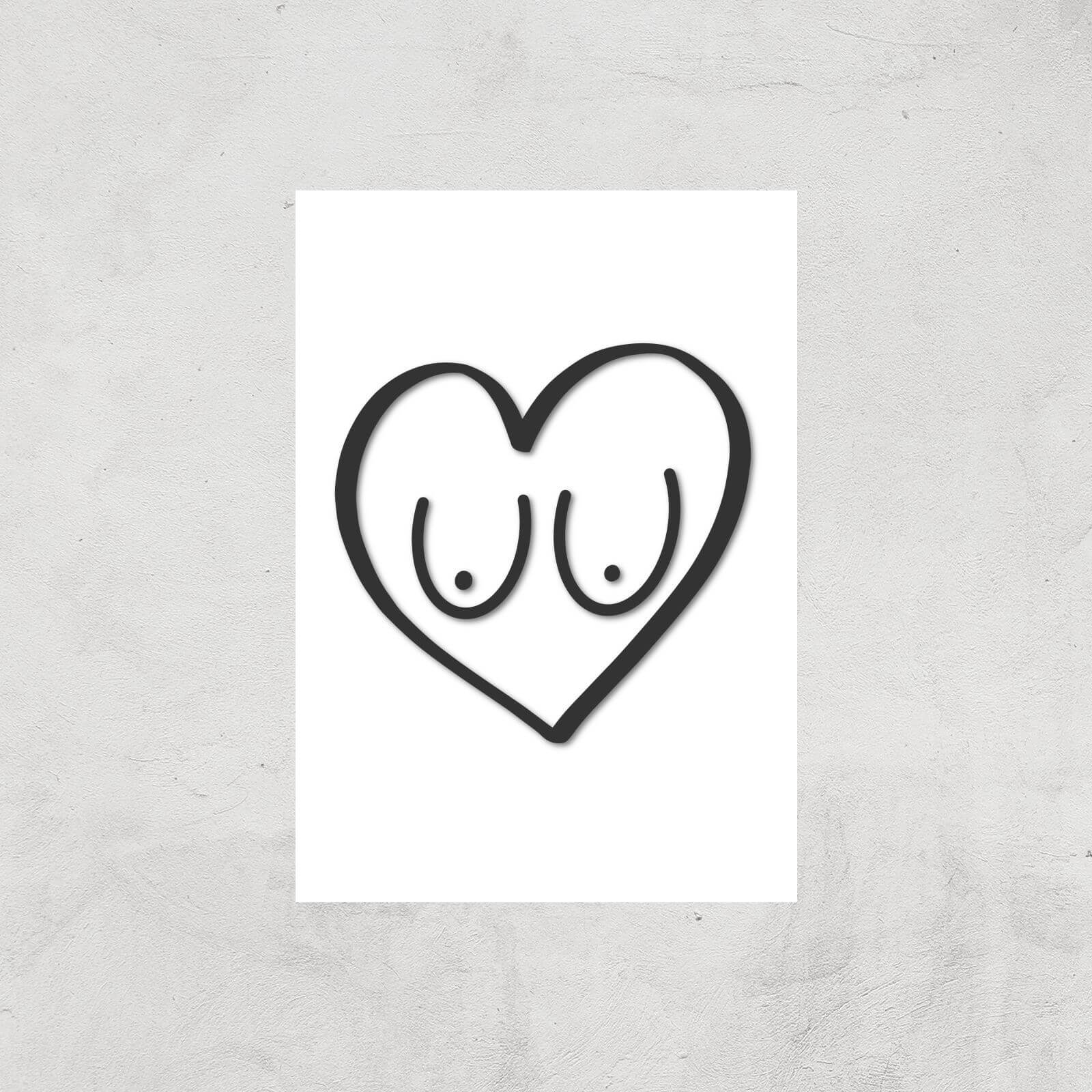 Lovely Jubblies Giclee Art Print - A4 - Print Only