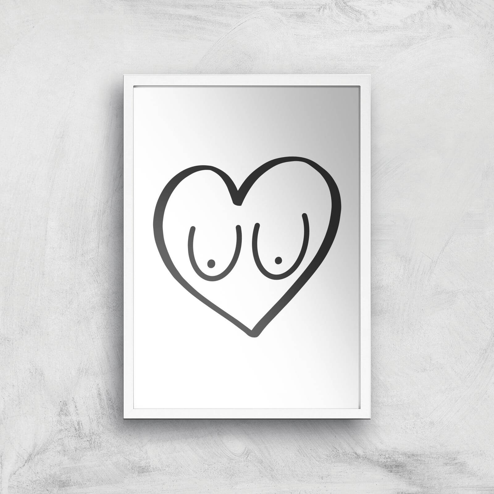 Lovely Jubblies Giclee Art Print - A3 - White Frame