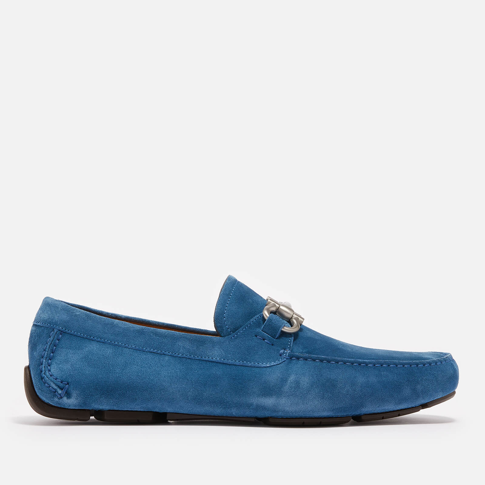 Salvatore Ferragamo Men's Parigi Eco Suede Driving Shoes - IT 41/UK 7