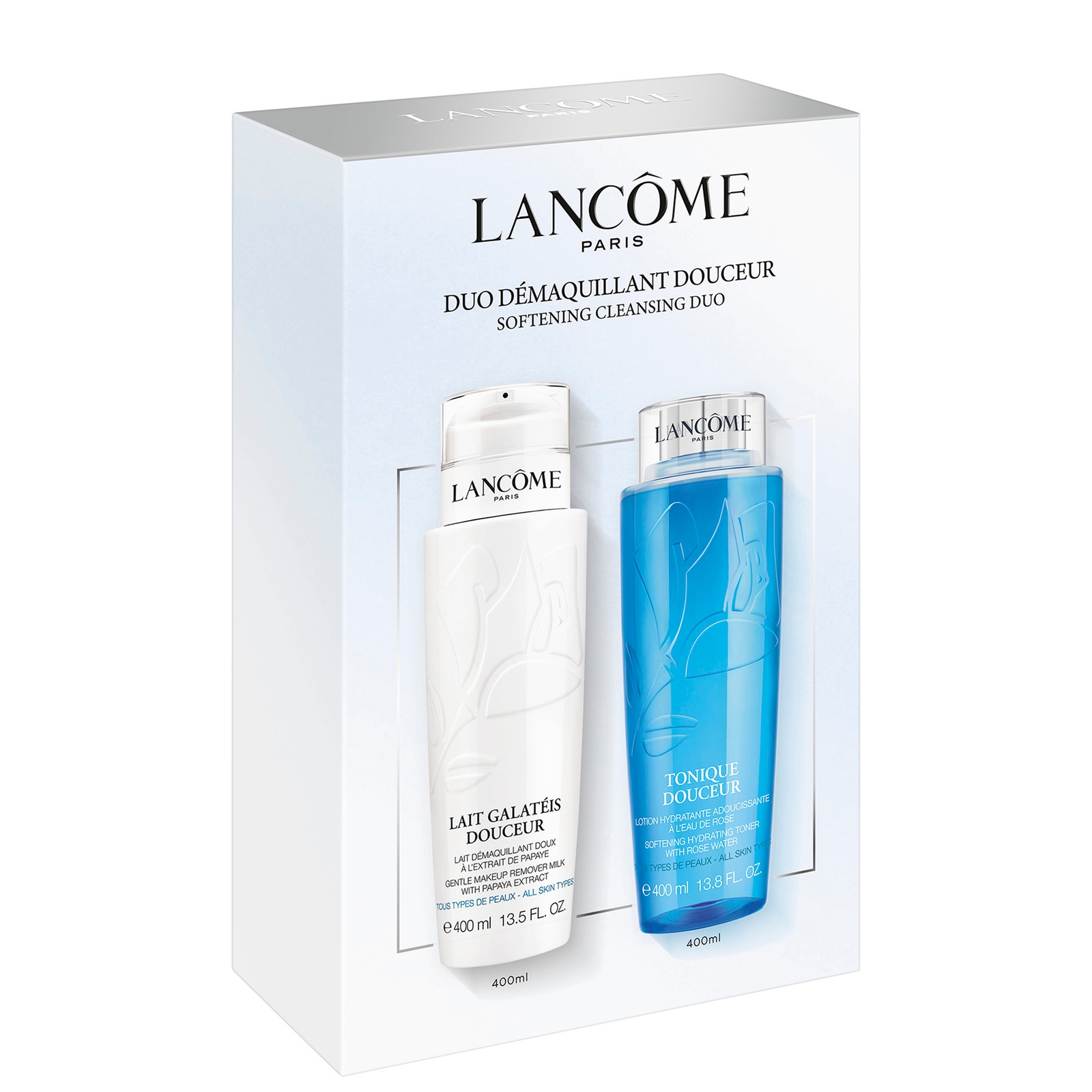 Lancome Jumbo Douceur Cleanser Duo 400ml Gift Set