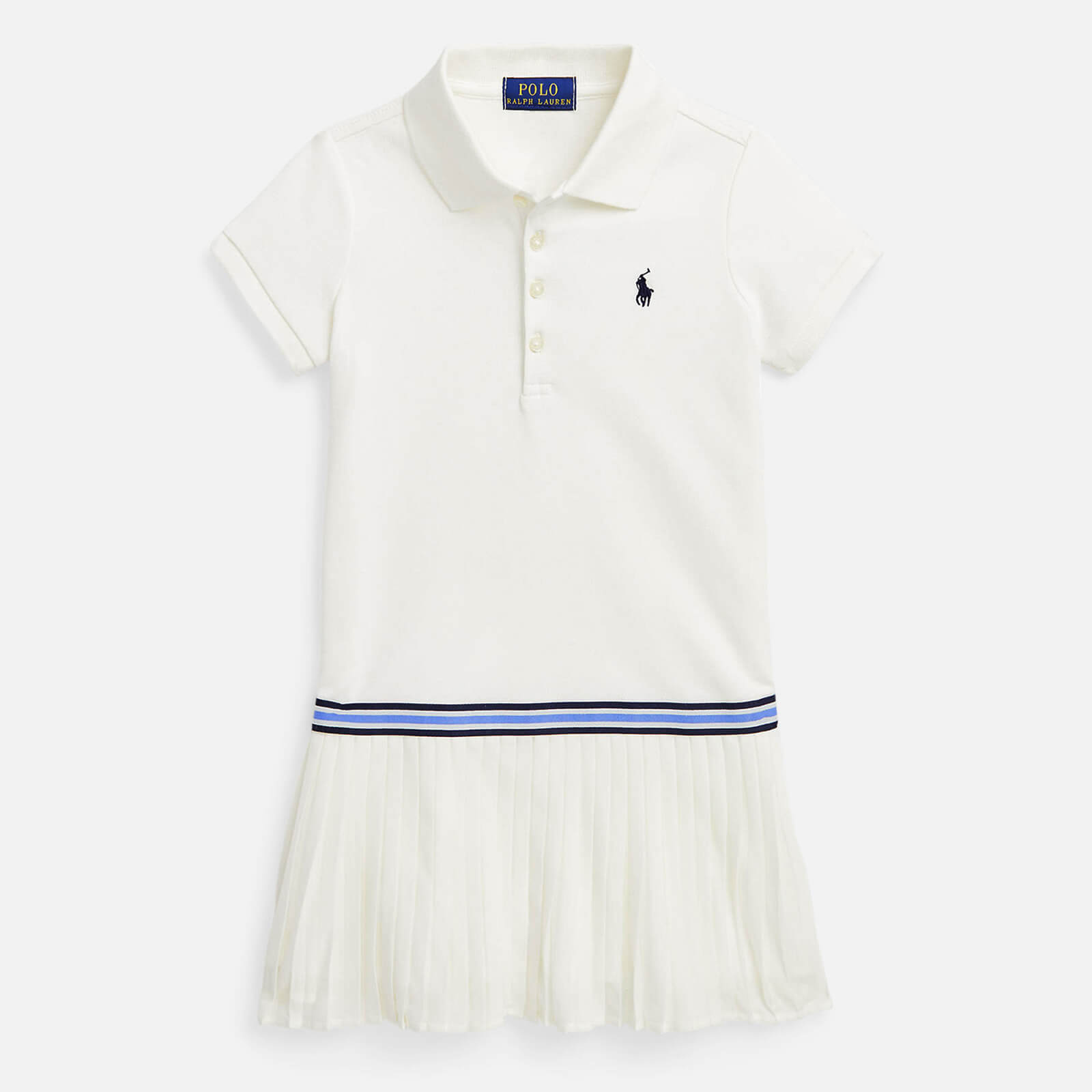 Polo Ralph Lauren Girls' Cotton-Blend Polo Dress - 8 Years