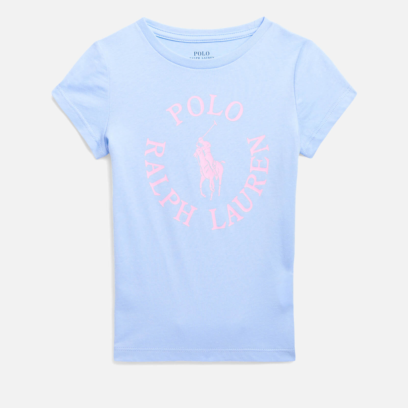 Polo Ralph Lauren Girls' Logo-Print Cotton-Jersey T-Shirt - 5 Years