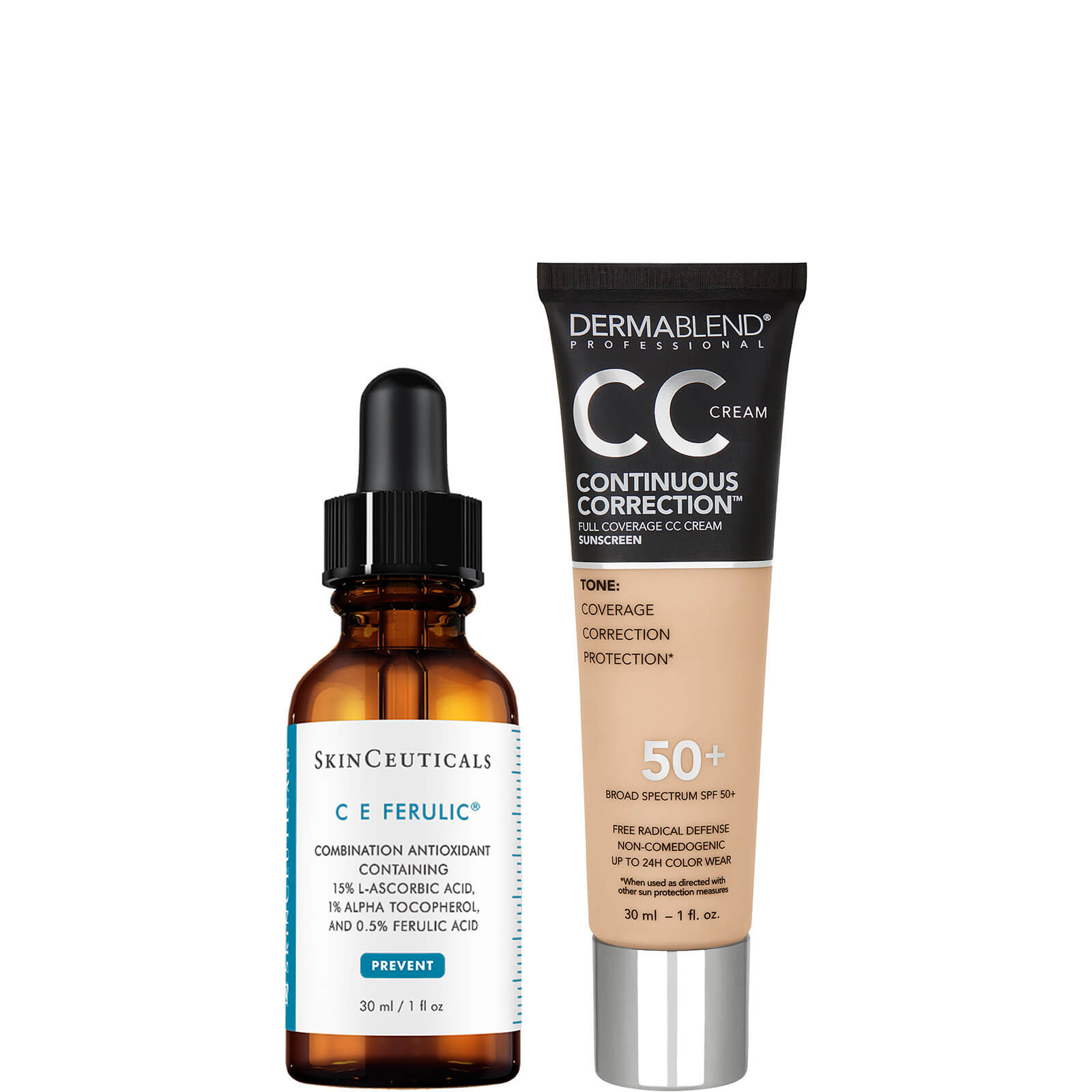 SkinCeuticals and Dermablend Anti-Aging Brightening Duo with Vitamin C and Niacinamide (Various Shades) (Worth $208.00) - 30N Light 2 - 14219184 - Skin Care Our favorite combination, the Skinceuticals and De sku 14219184