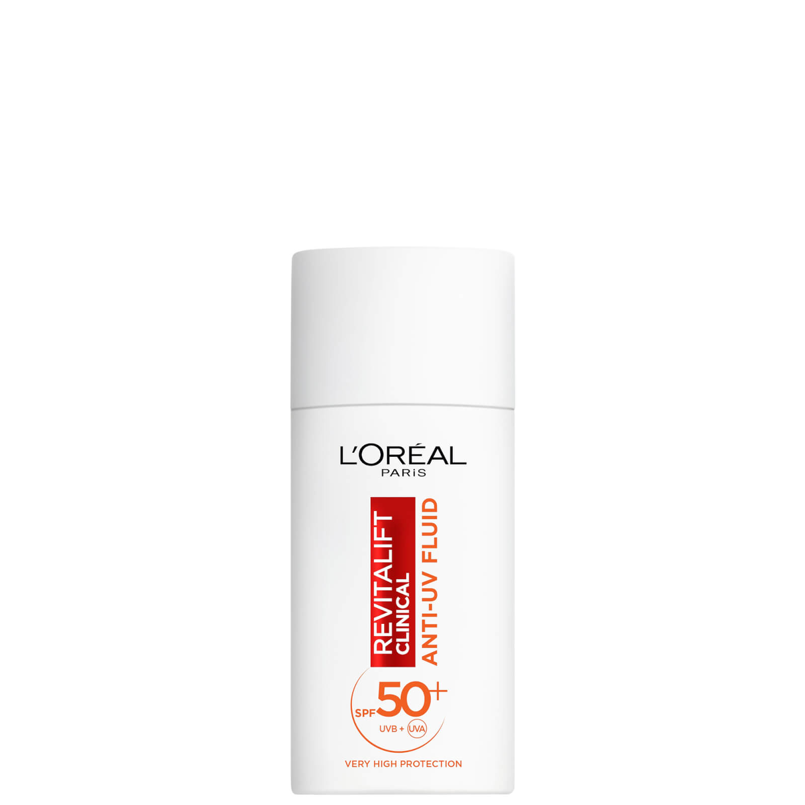 L'oréal Paris Revitalift Clinical Vitamin C Uv Fluid Spf 50+ Moisturiser 50ml In White