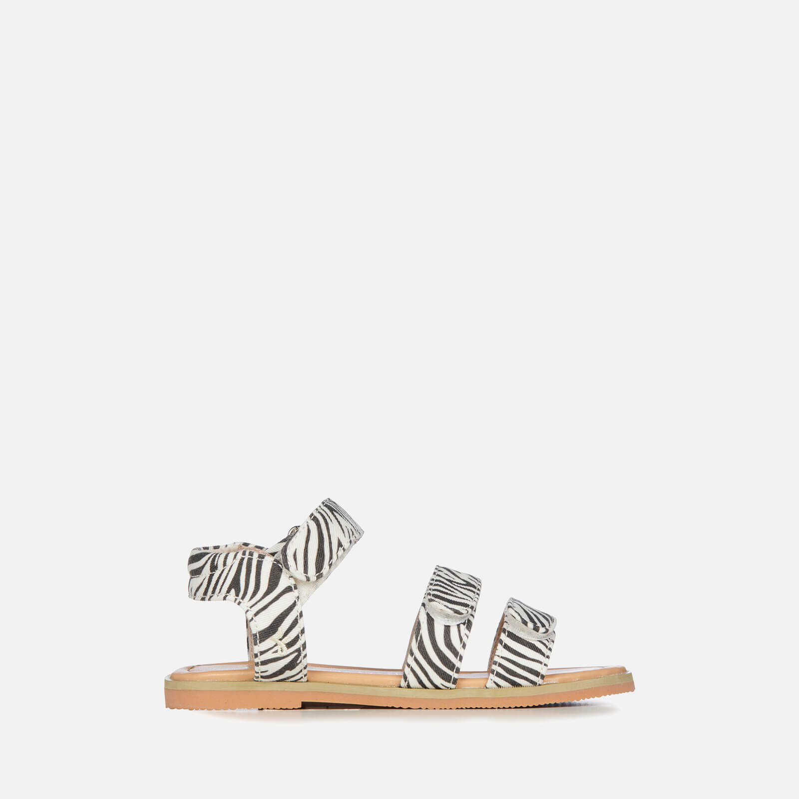 EMU Australia Kids’ Steph Zebra-Print Faux Leather Sandals