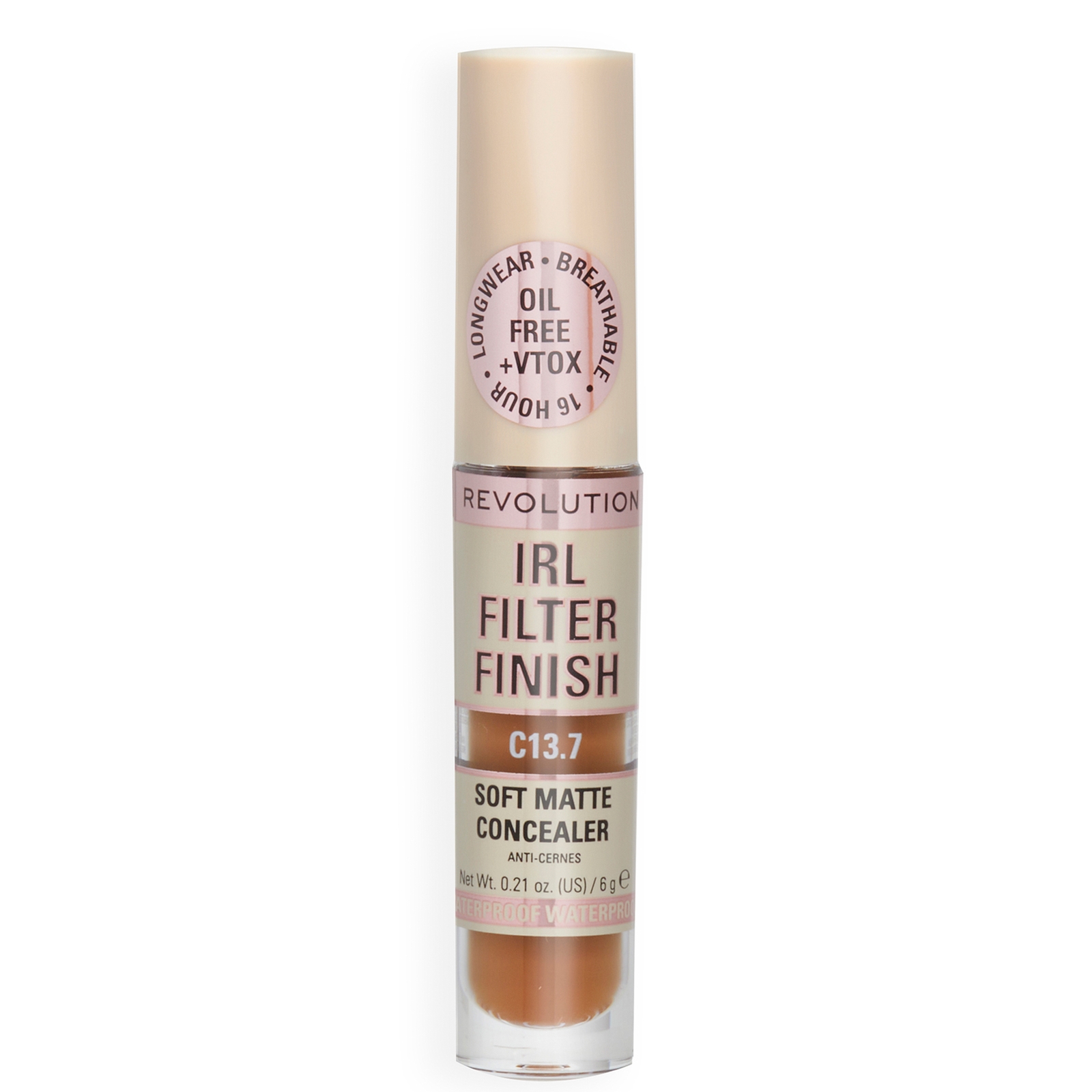 Makeup Revolution IRL Filter Finish Concealer 6g (Various Shades) - C13.7