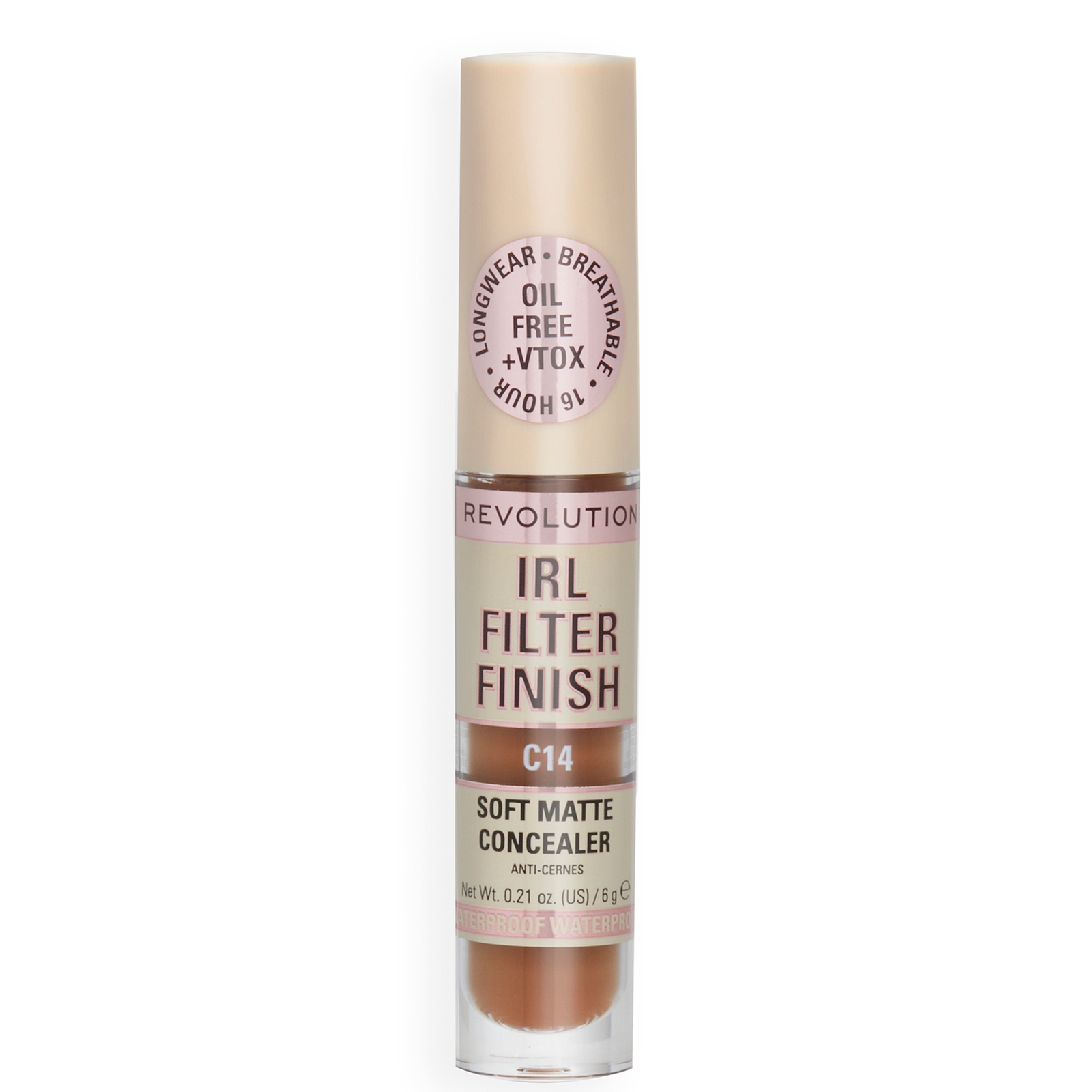 Makeup Revolution IRL Filter Finish Concealer 6g (Various Shades) - C14