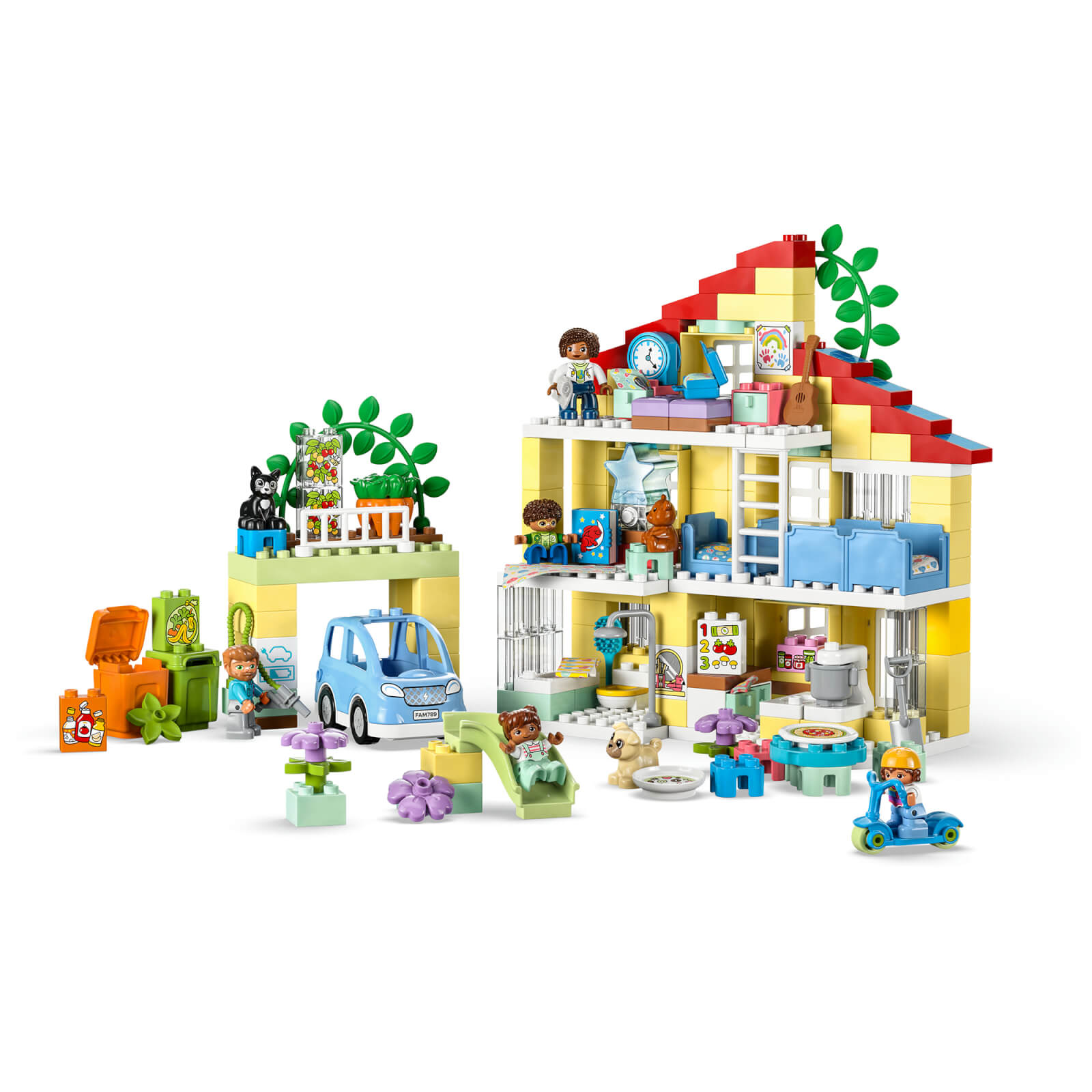 LEGO DUPLO 3in1 Family House Toy for Toddlers Aged 3+ (10994)