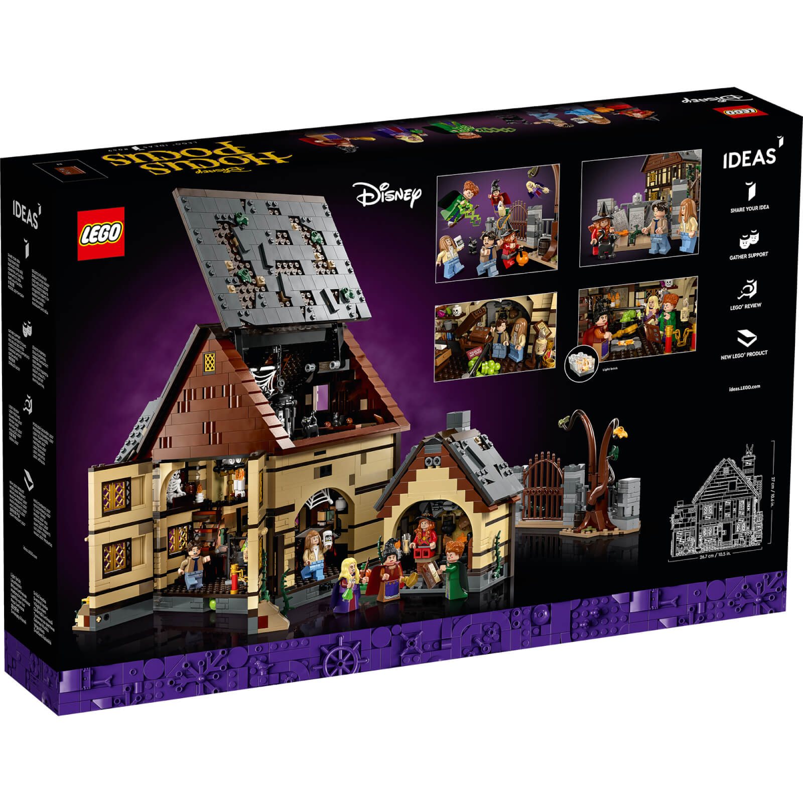 LEGO Ideas Disney Hocus Pocus: The Sanderson Sisters' Cottage 21341 product