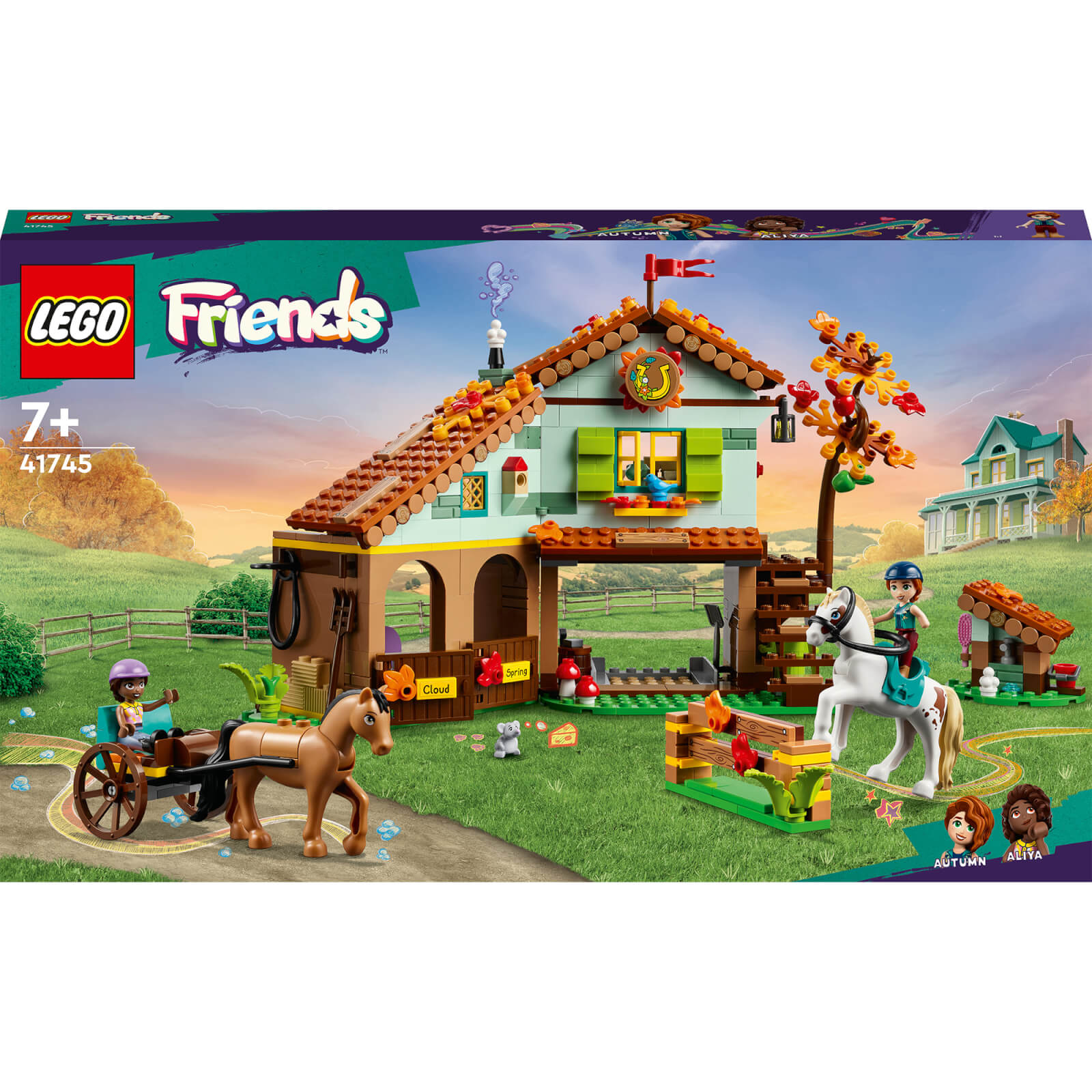 LEGO Friends: Autumn's Horse Stable with 2 Toy Horses (41745)