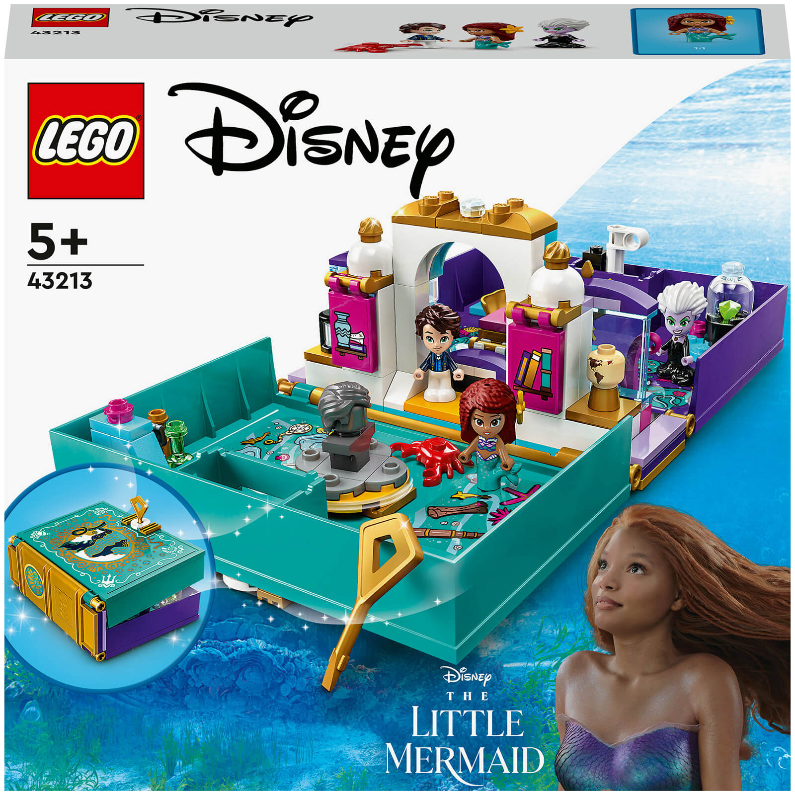 Image of LEGO Disney The Little Mermaid Story Book Ariel Toy (43213)