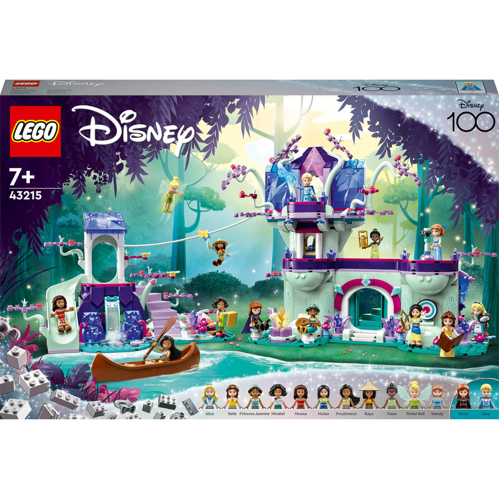 lego | disney the enchanted treehouse princess set (43215)