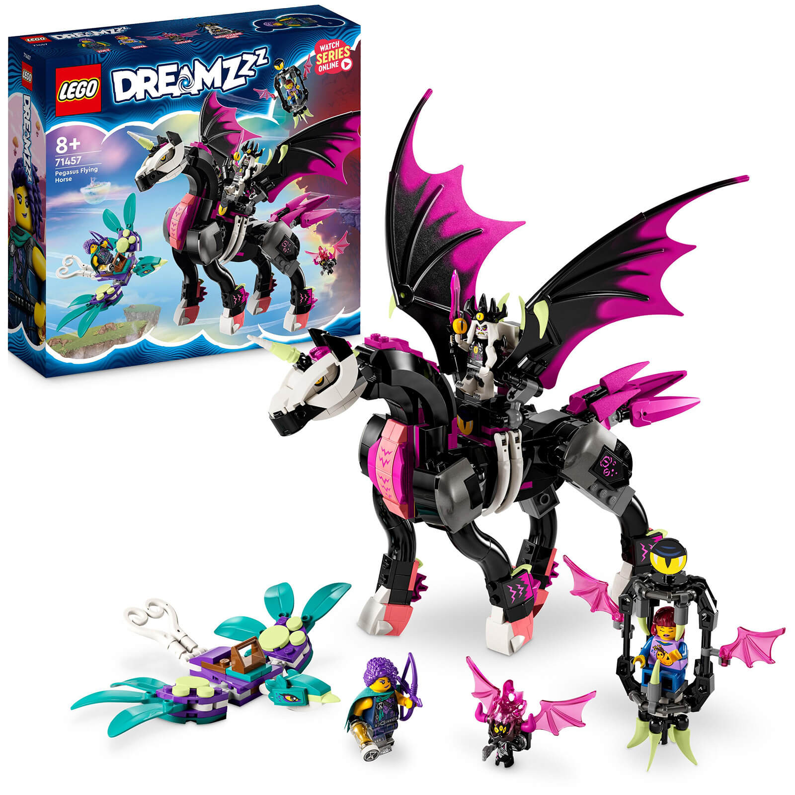 LEGO DREAMZzz Pegasus Flying Horse Toy 2in1 71457