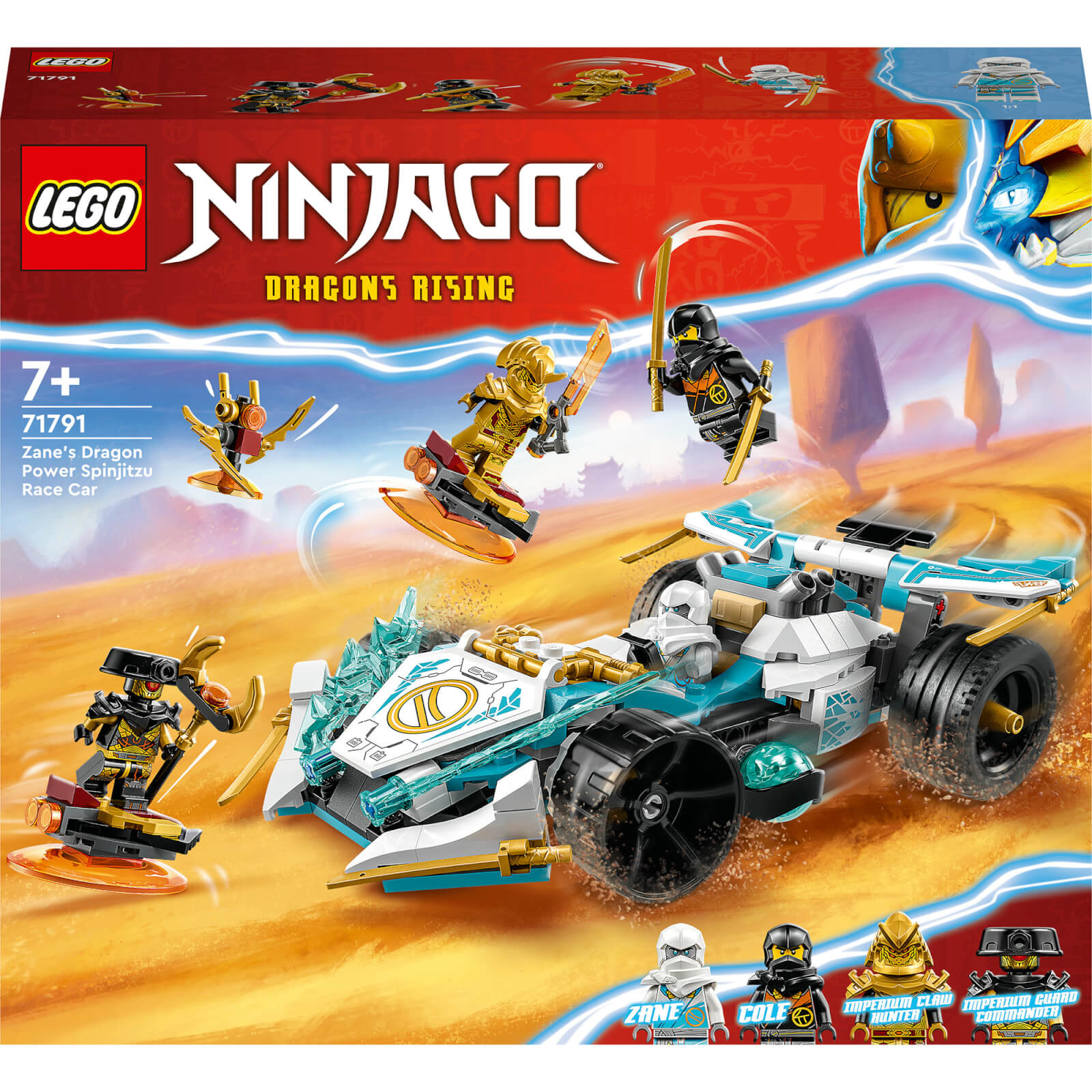 Image of 71791 LEGO® NINJAGO Zanes Dragon Power Spinjitzu racing car