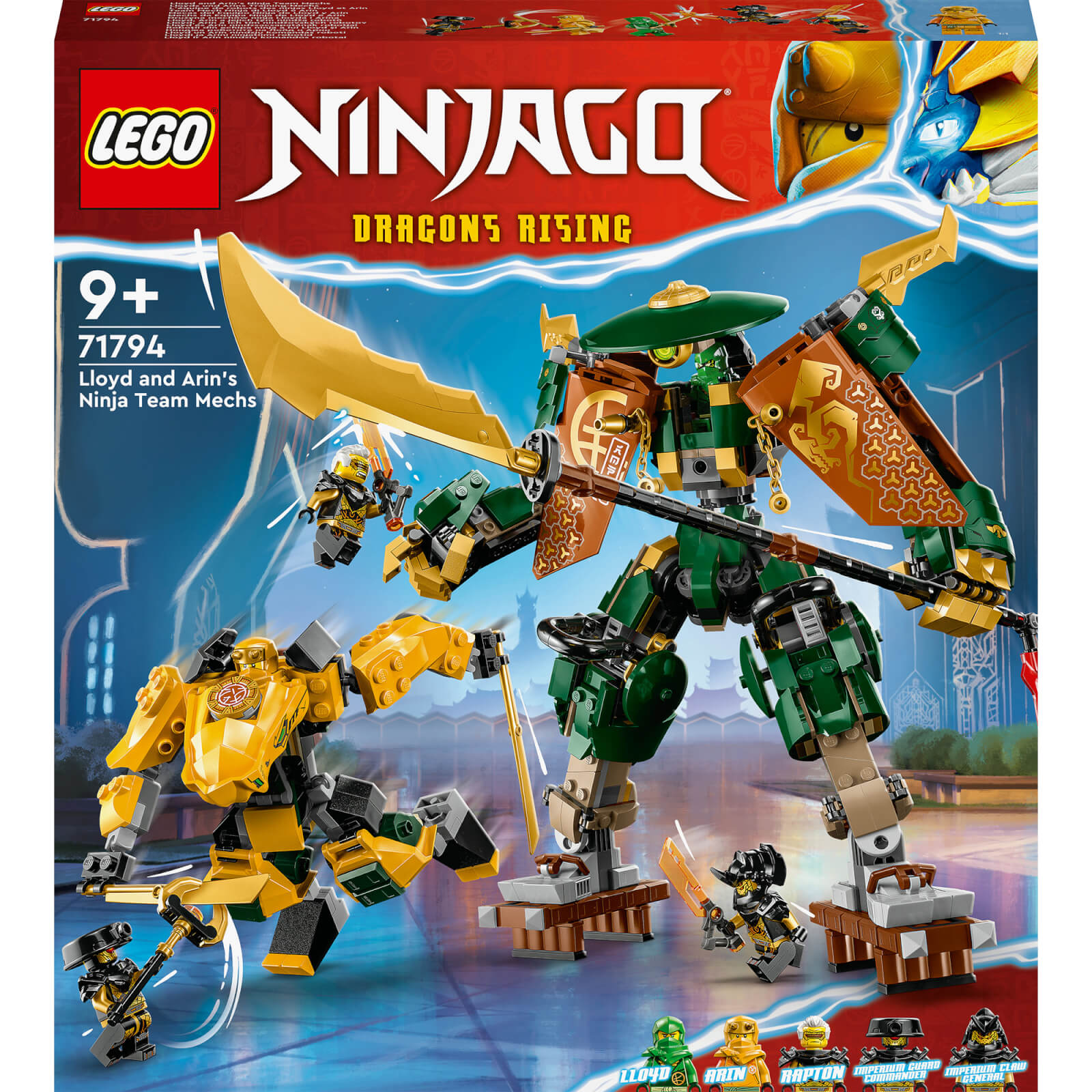 Image of 71794 LEGO® NINJAGO Lloyds and Arins Training Mechs