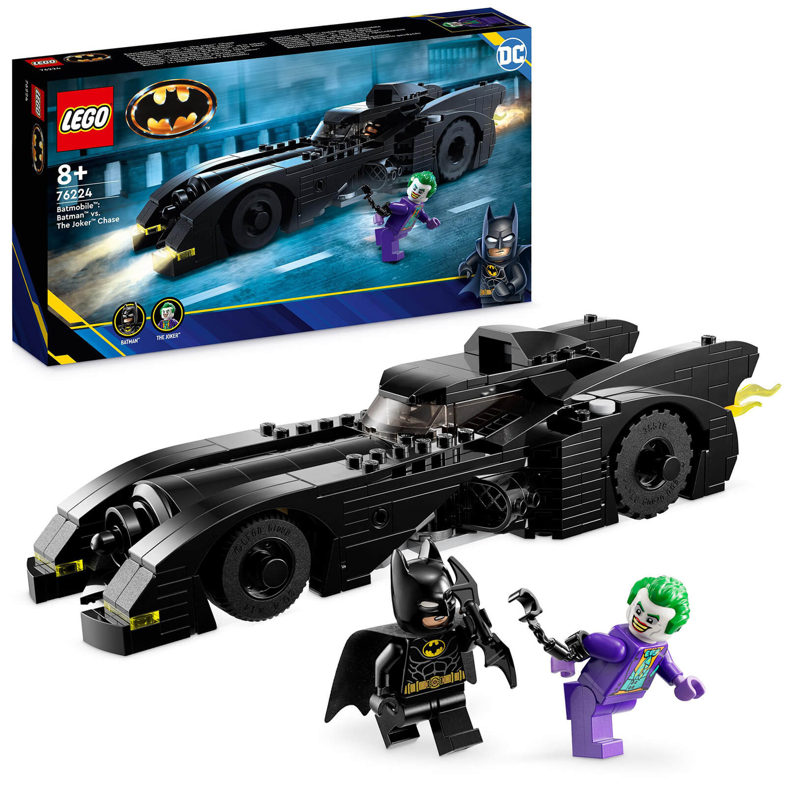 Image of 76224 LEGO® DC COMICS SUPER HEROES Batmobile: Batman tracks the Joker