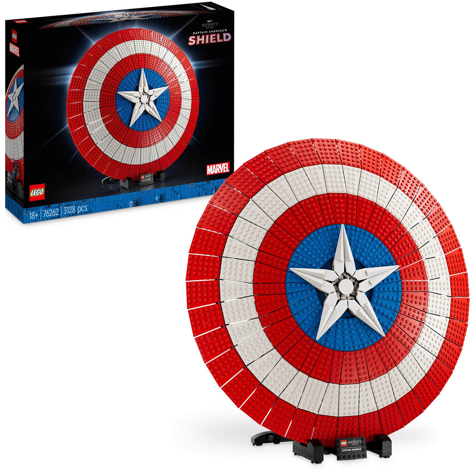 Image of LEGO Marvel Captain America's Shield Set 76262