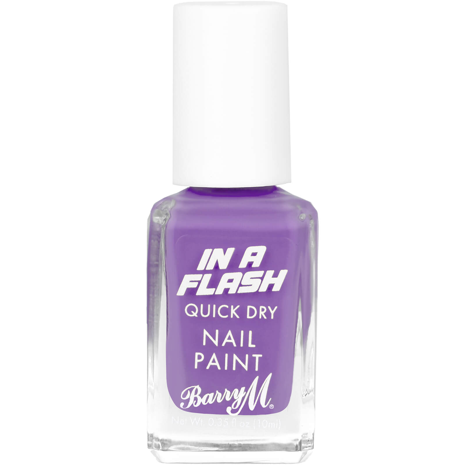Barry M Cosmetics in a Flash Quick Dry Nail Paint 10ml (Various Shades) - Patient Purple